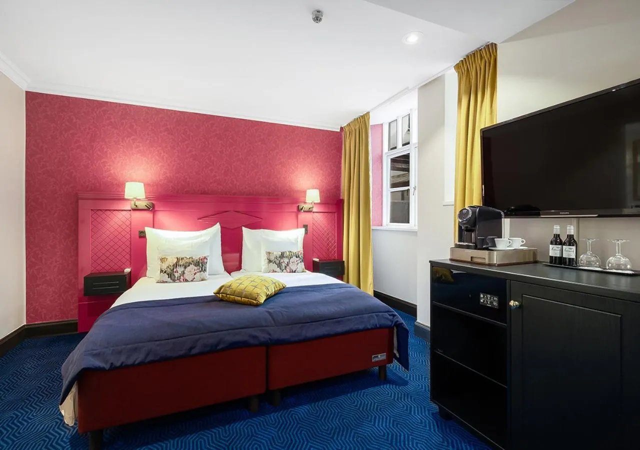 Bed in ProfilHotels Copenhagen Plaza