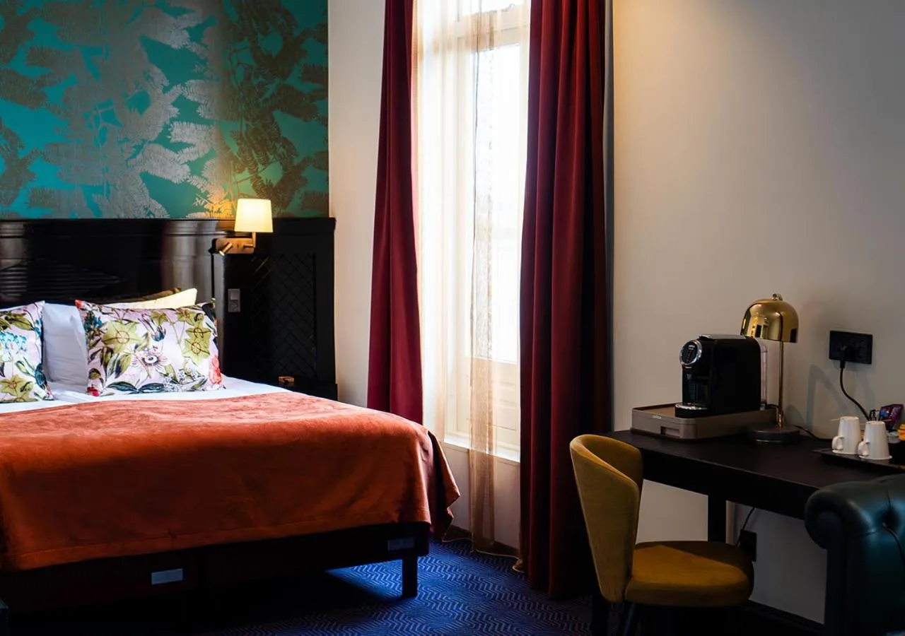 Bed in ProfilHotels Copenhagen Plaza