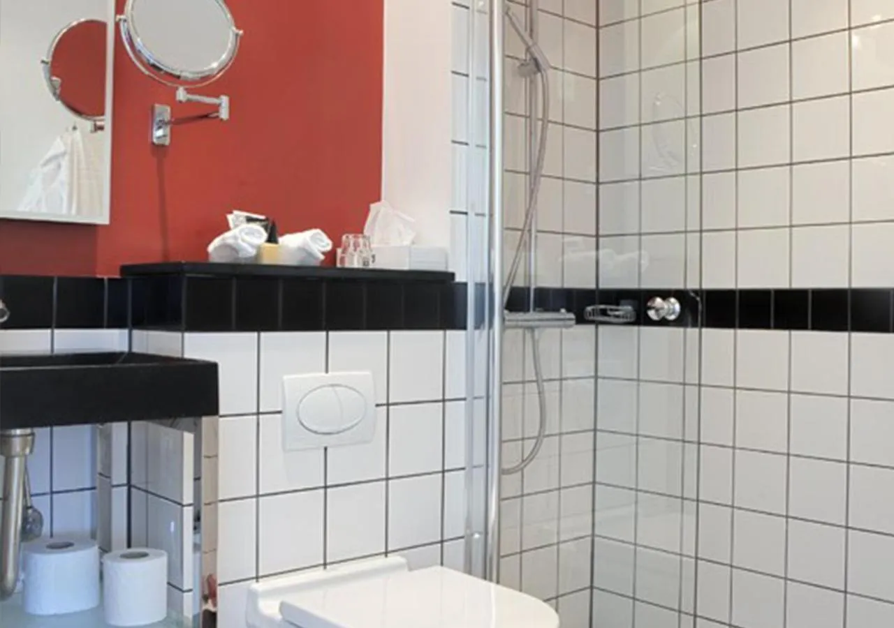 Bathroom in ProfilHotels Copenhagen Plaza