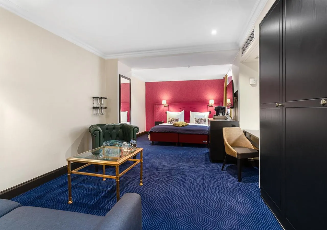 Bed in ProfilHotels Copenhagen Plaza