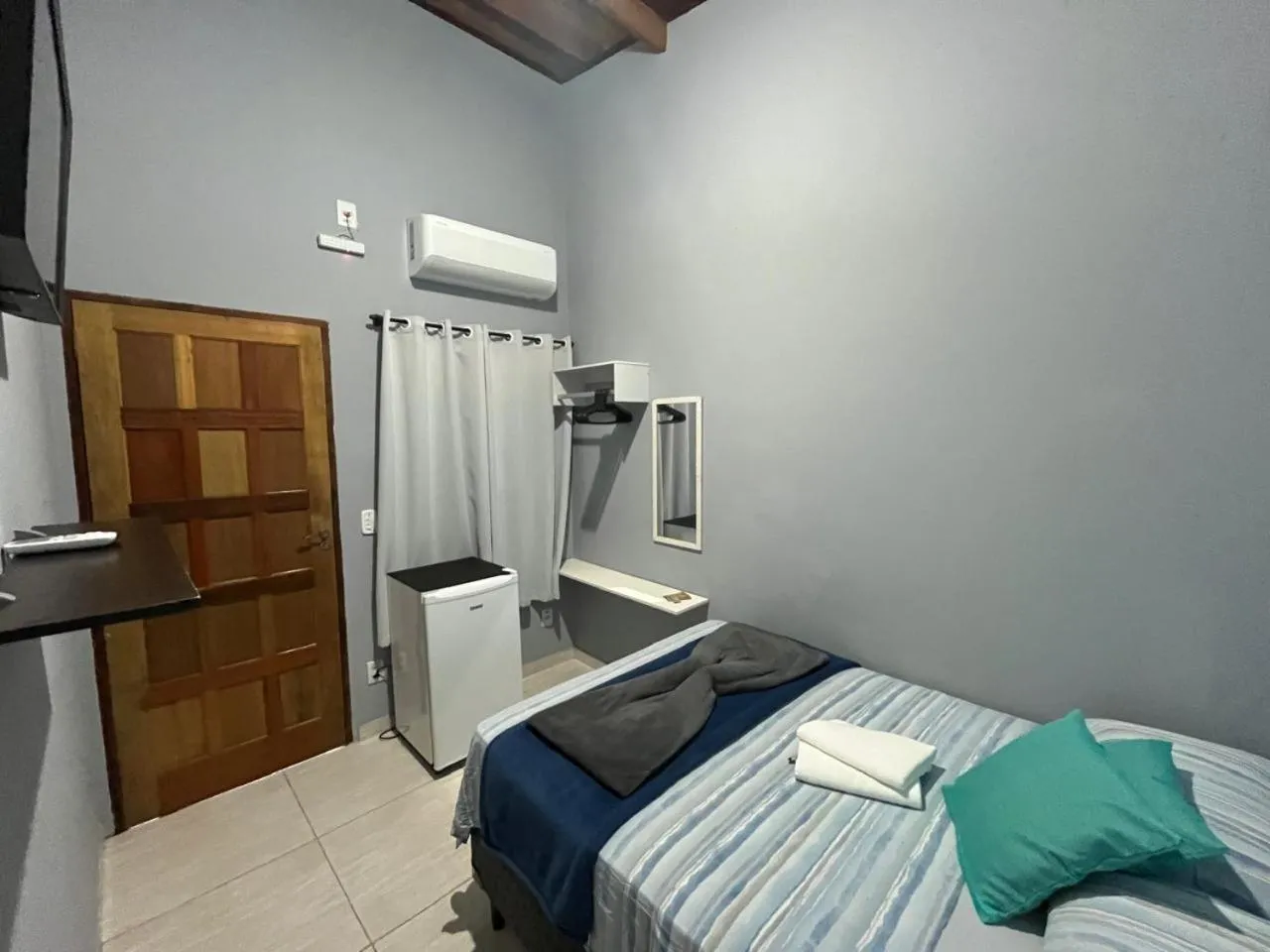 Bed in Pousada Gaivotas