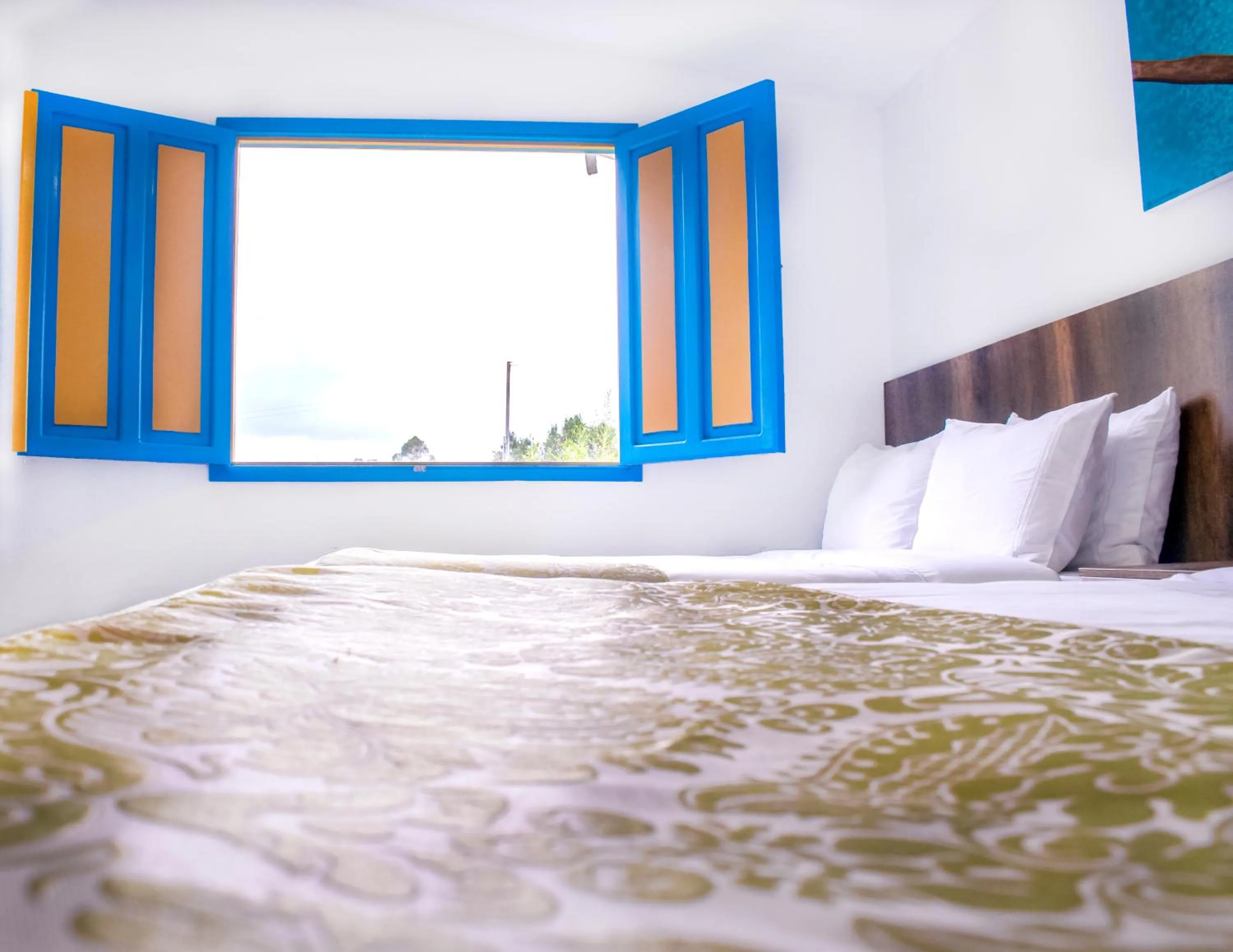 Bed in Hotel Hacienda Santa Clara