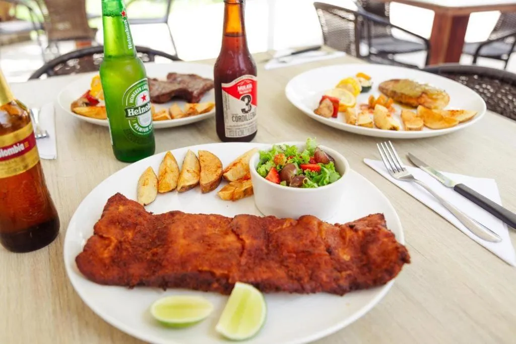 Food in Hotel Hacienda Santa Clara