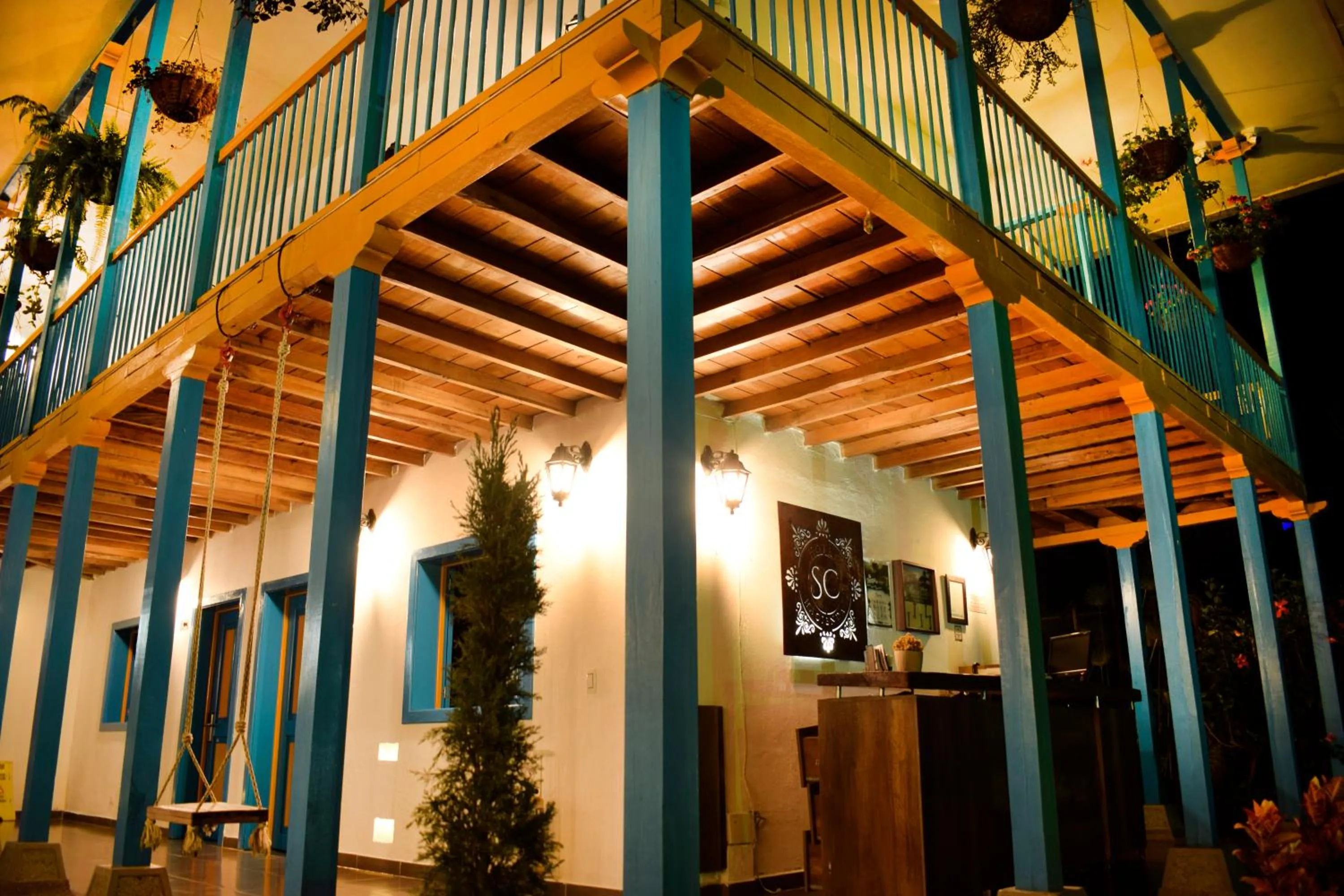 Facade/entrance in Hotel Hacienda Santa Clara