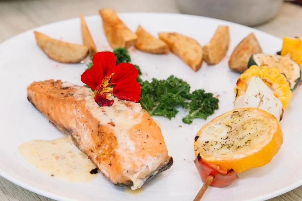 Food in Hotel Hacienda Santa Clara