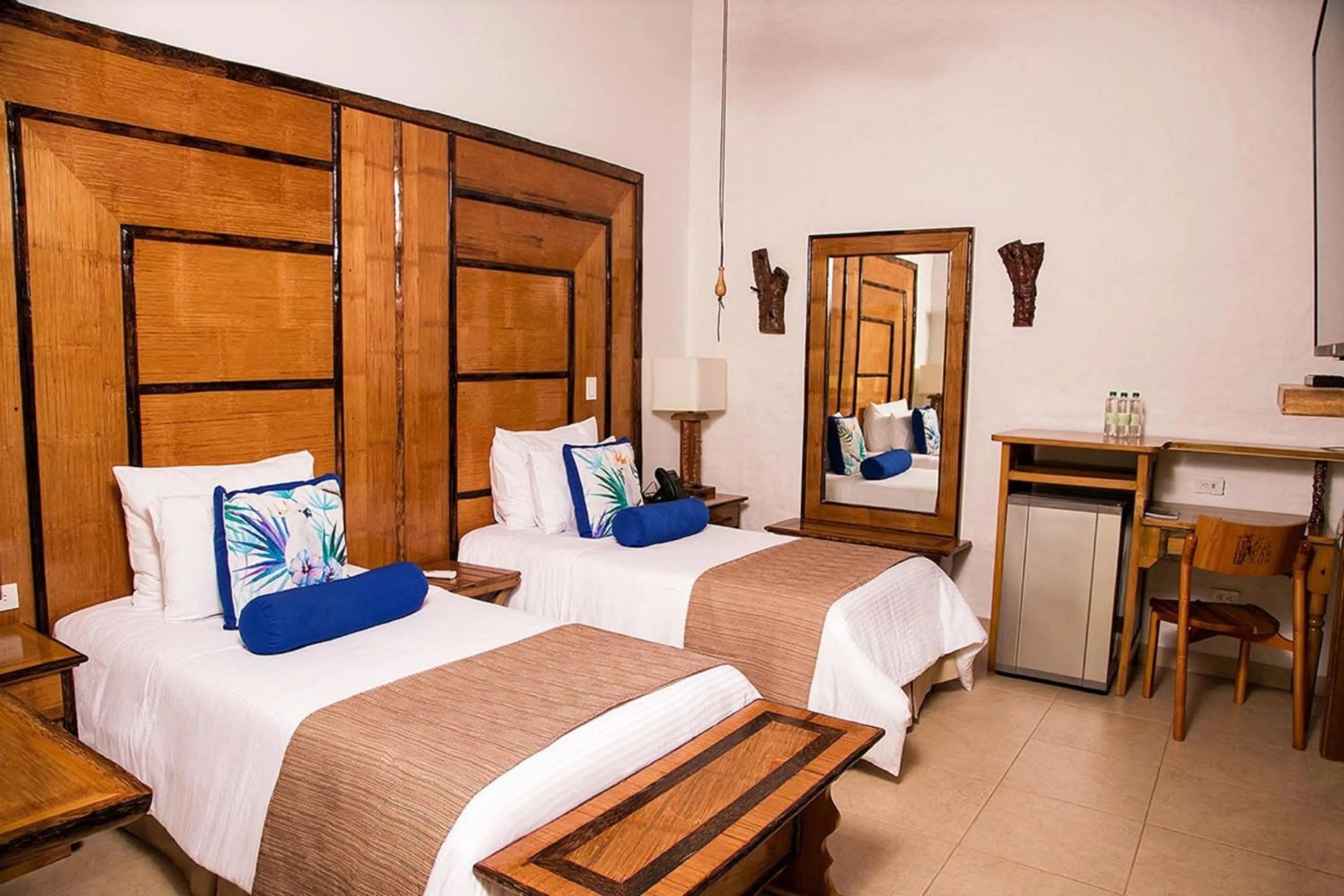 Bed in Hotel Casa San Carlos Lodge Pereira