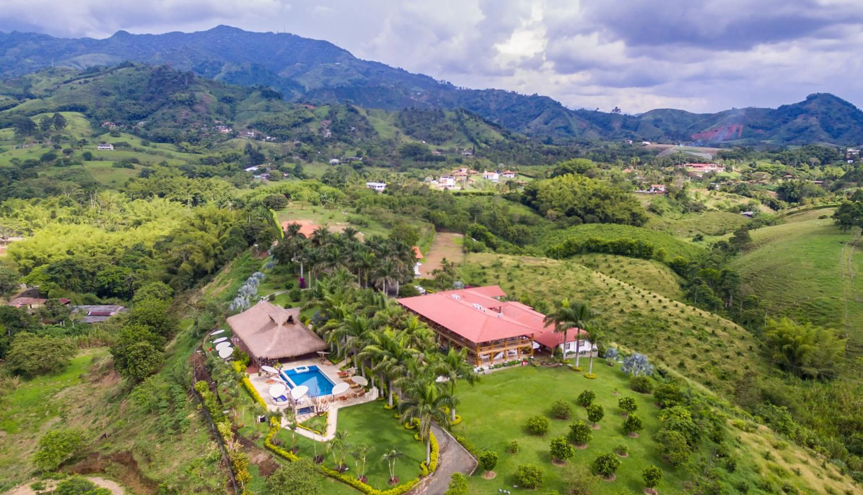 Bird's eye view in Hotel Casa San Carlos Lodge Pereira