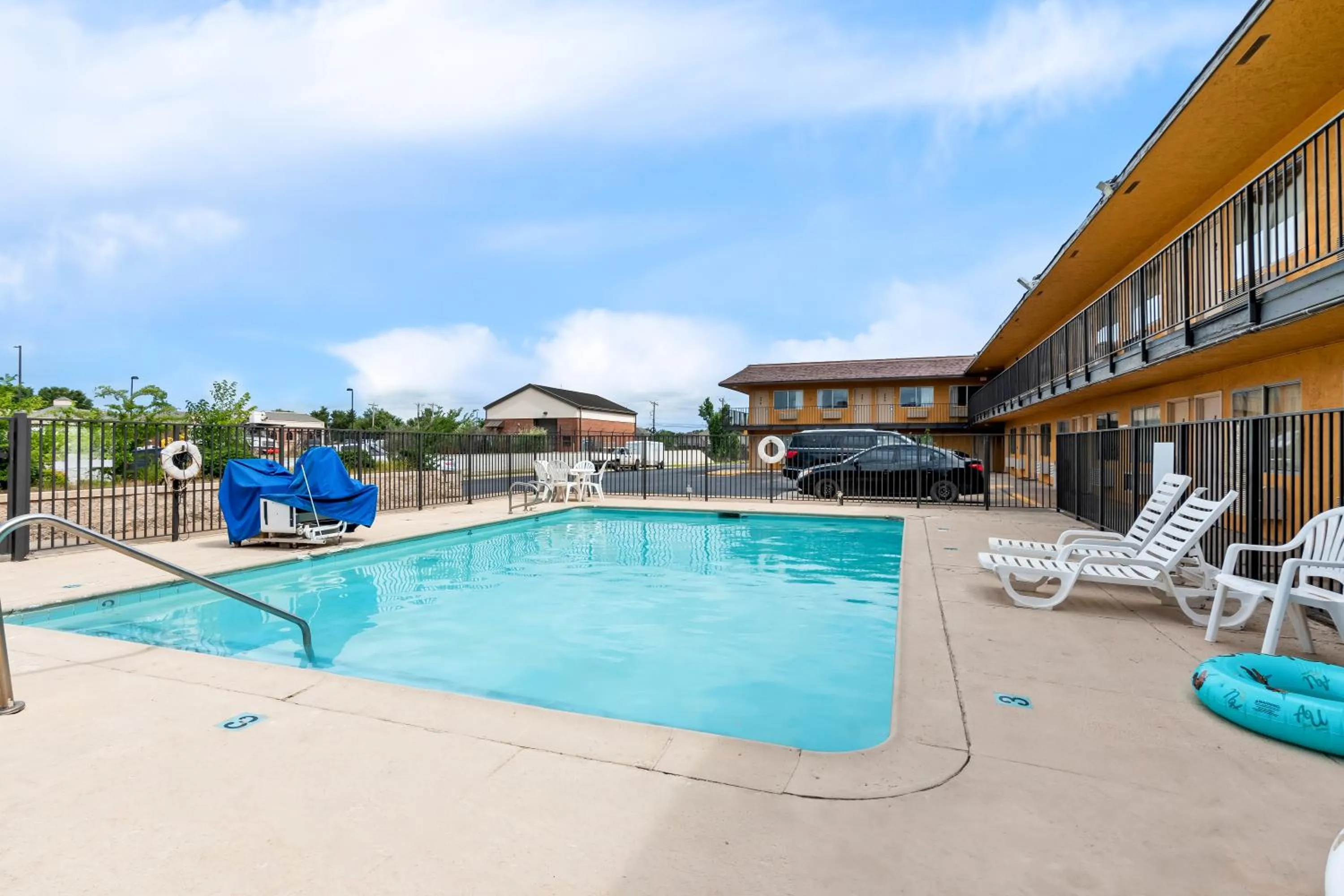 Property building in Americas Best Value Inn Stillwater