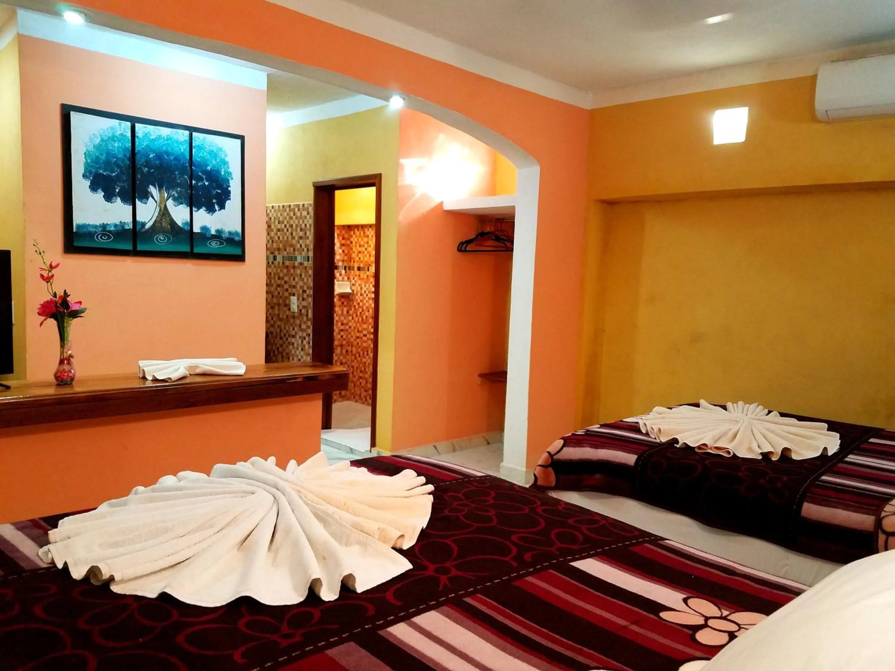 Bedroom, Bed in Hotel Mayahau Coba