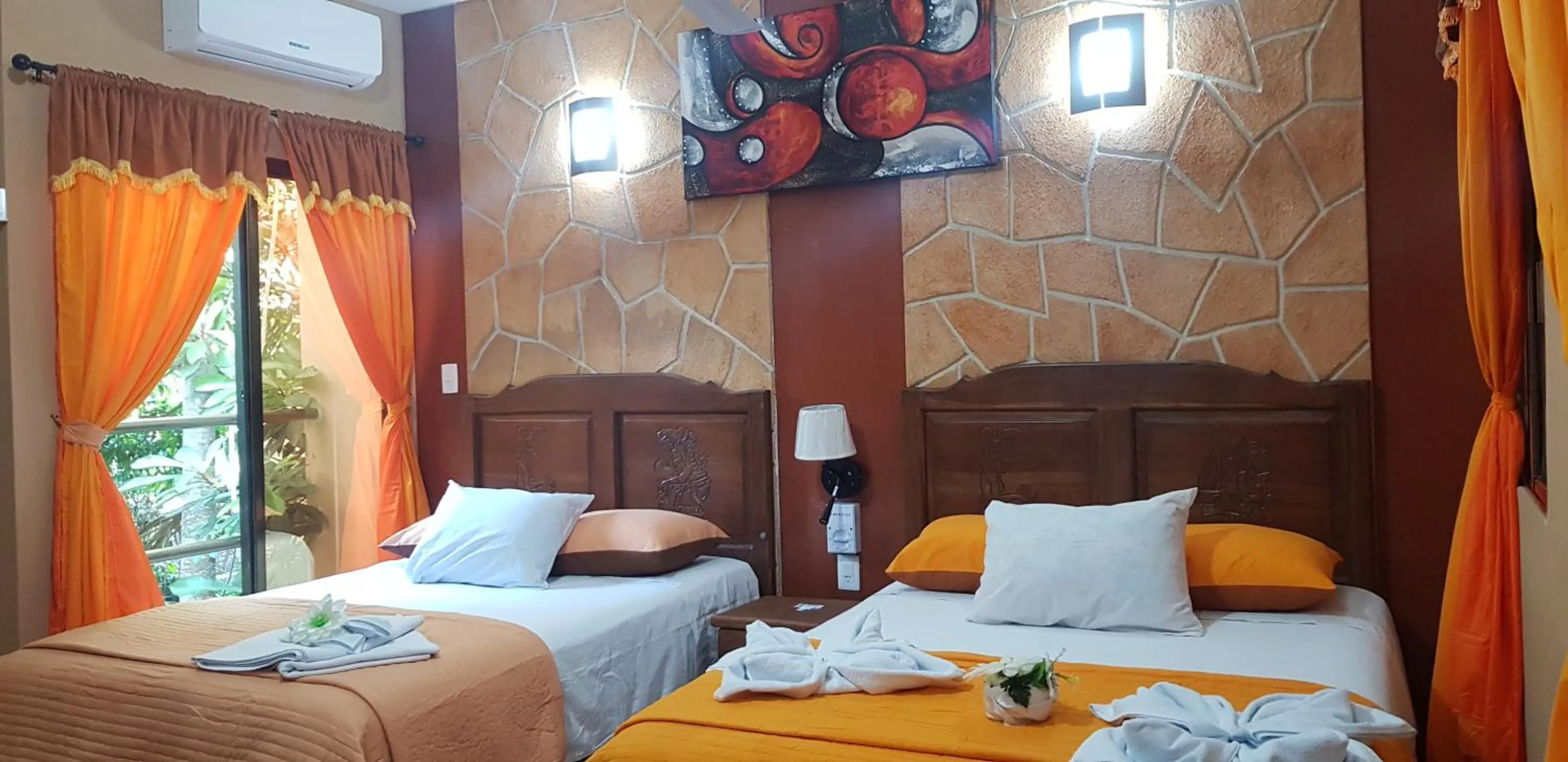 Bed in Hotel Mayahau Coba