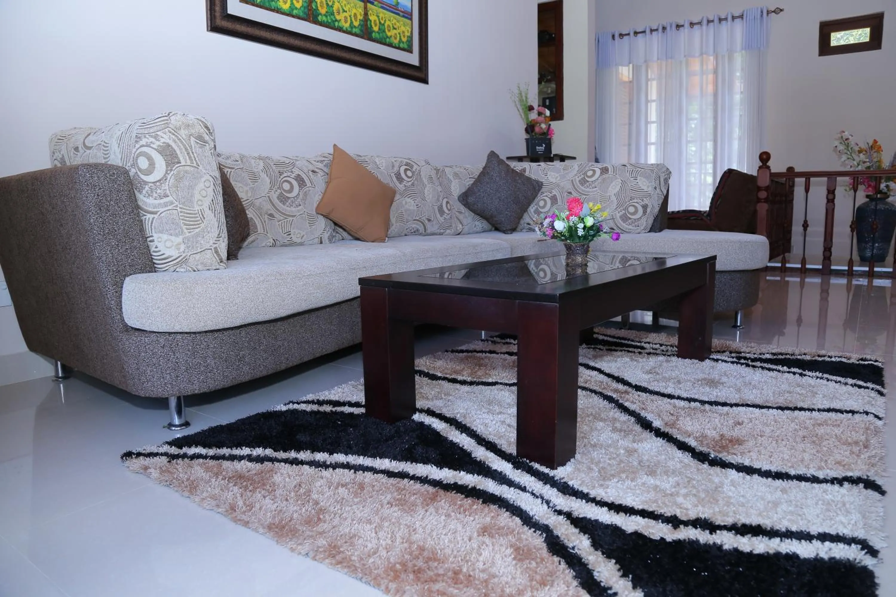 Communal lounge/ TV room in The Springfields Kandy Previously Madara Residence Kandy