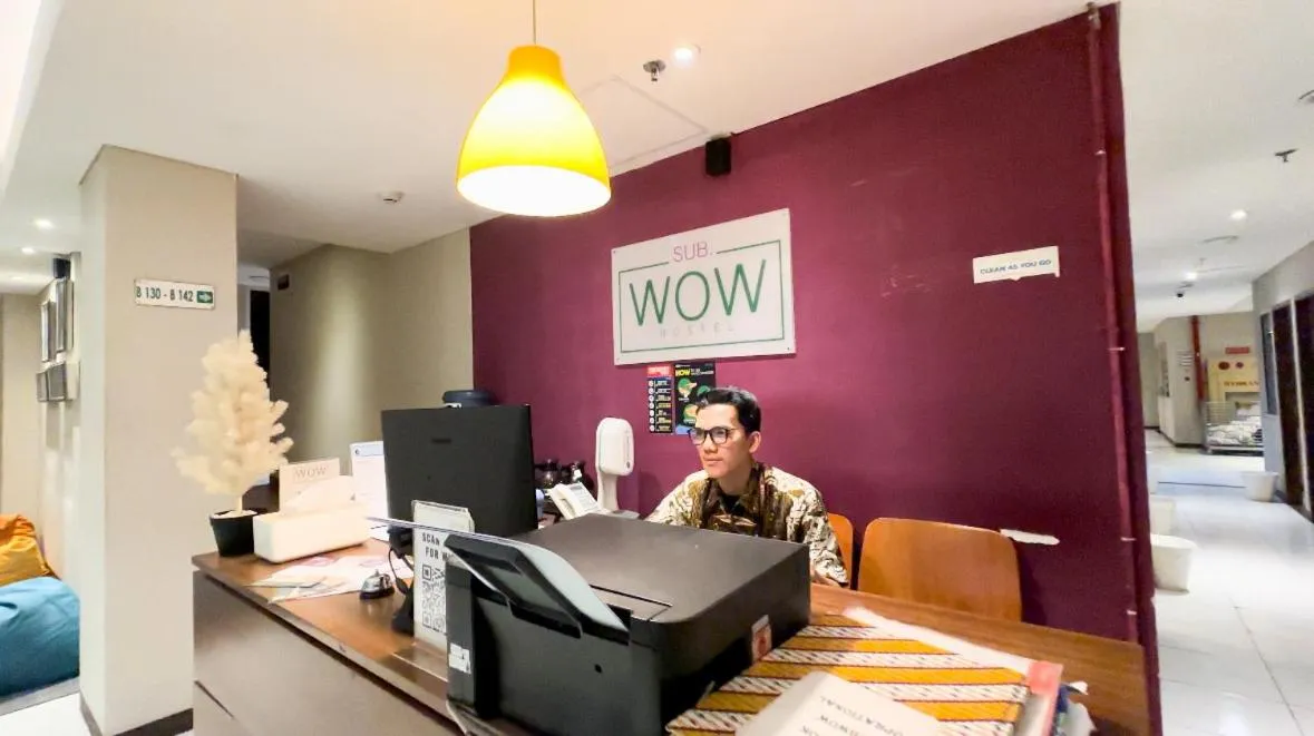 Lobby or reception in Subwow Hostel