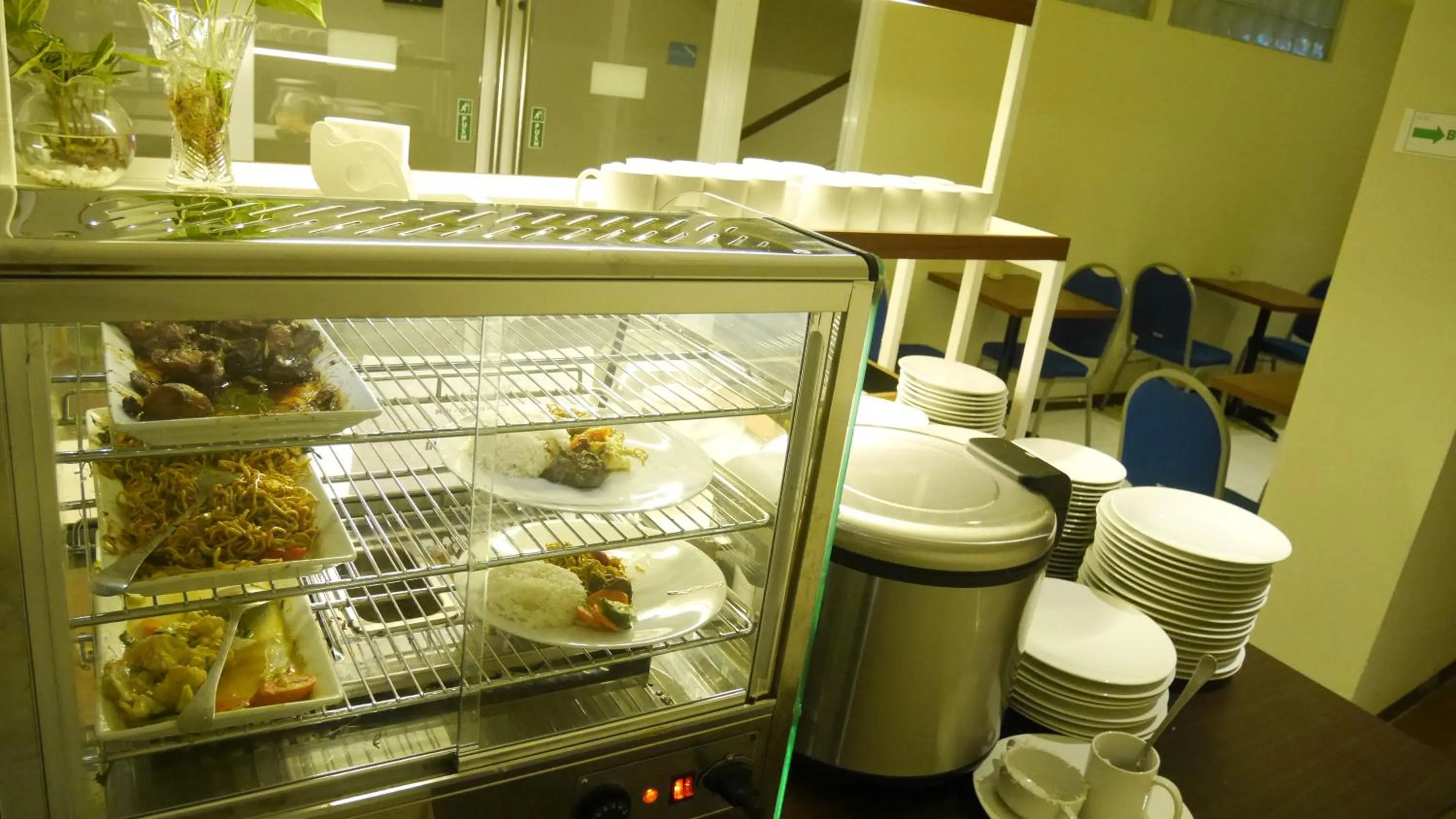 Food close-up in Subwow Hostel