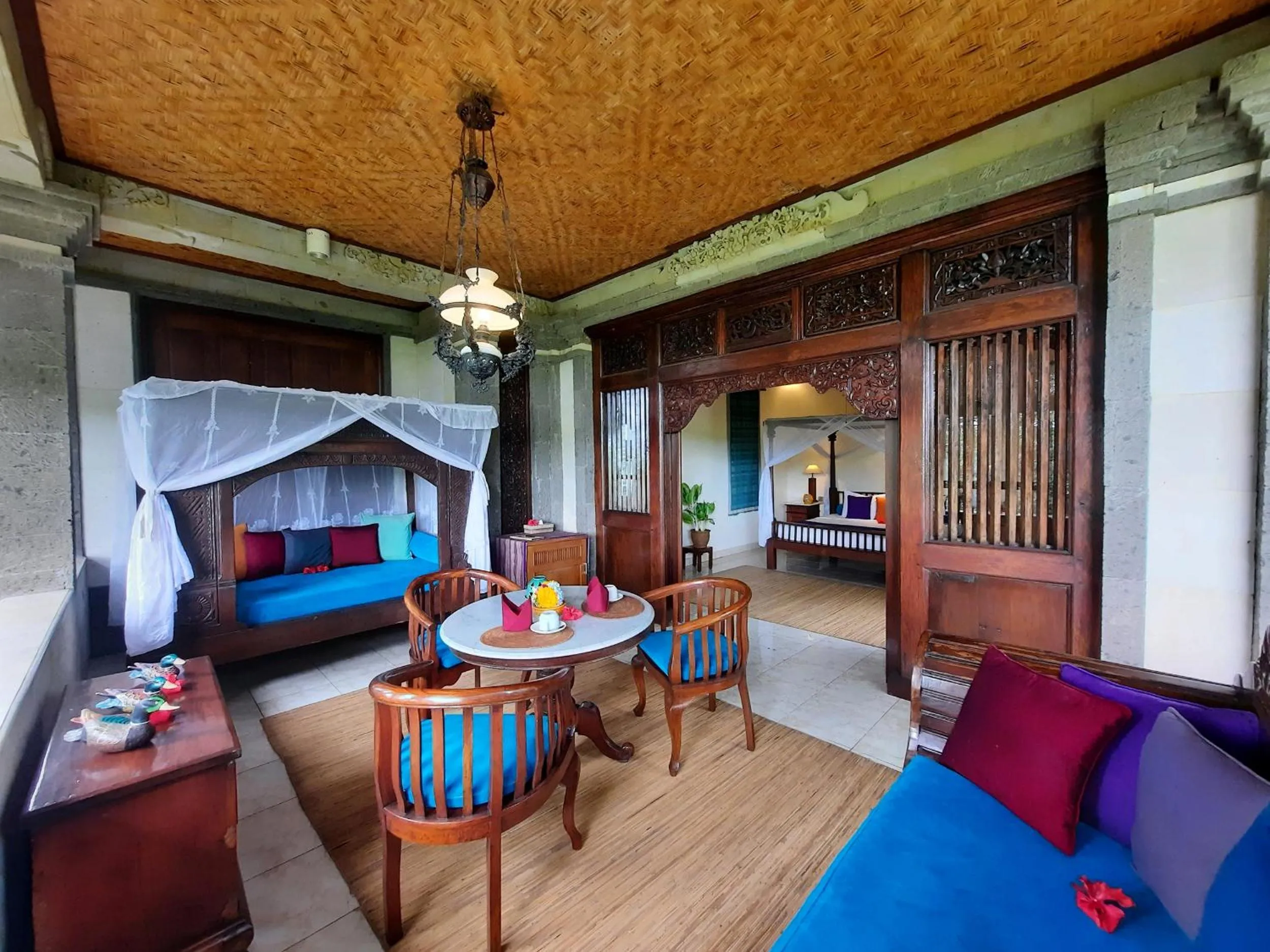 Balcony/Terrace, Bed in Alam Jiwa Ubud