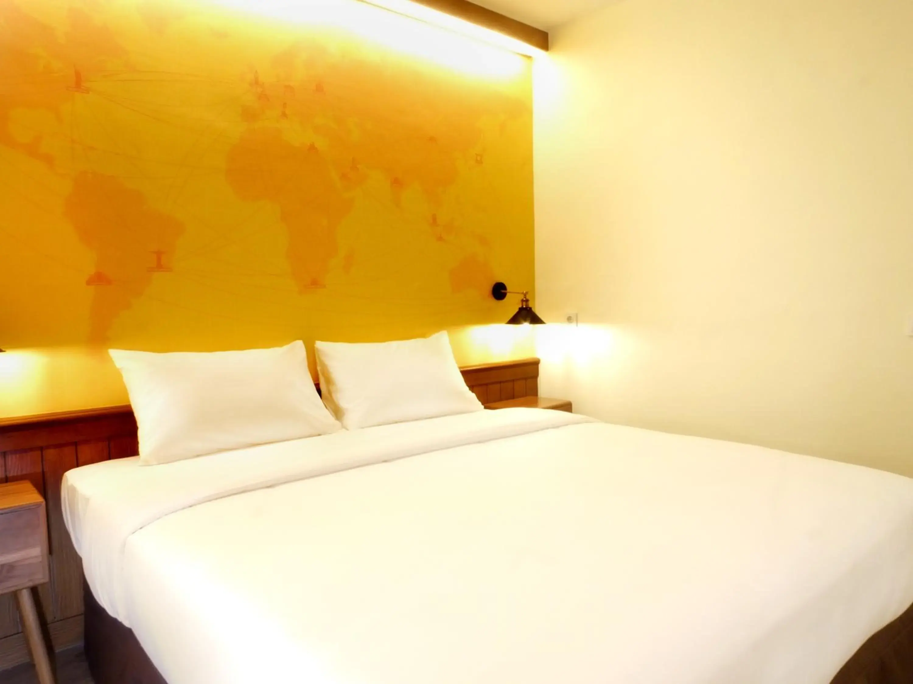 Bed in Nunia Inn Bandara Jakarta Bed in Nunia Inn Bandara Jakarta