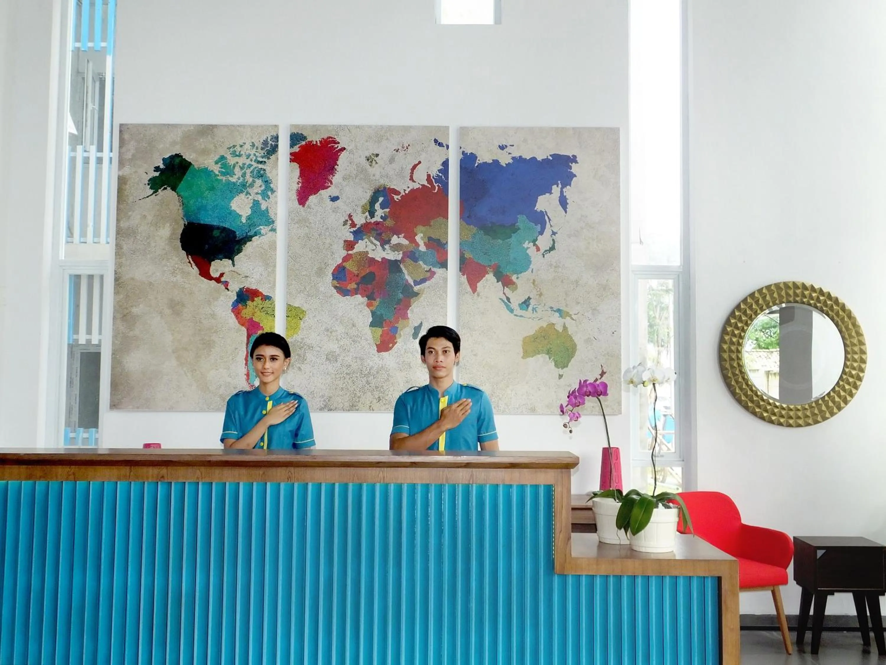 Lobby or reception in Nunia Inn Bandara Jakarta