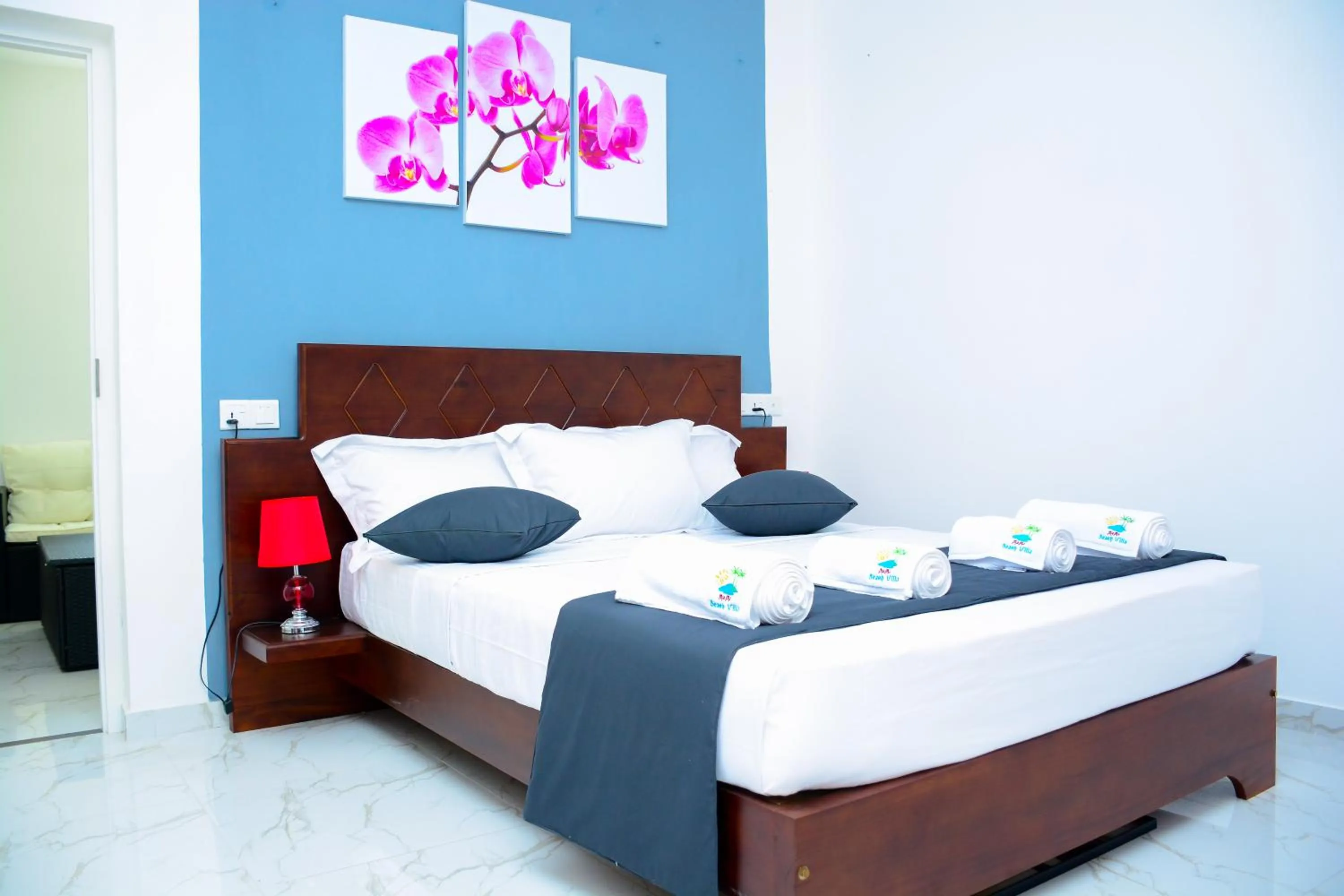 Bedroom, Bed in Mama Beach Villa