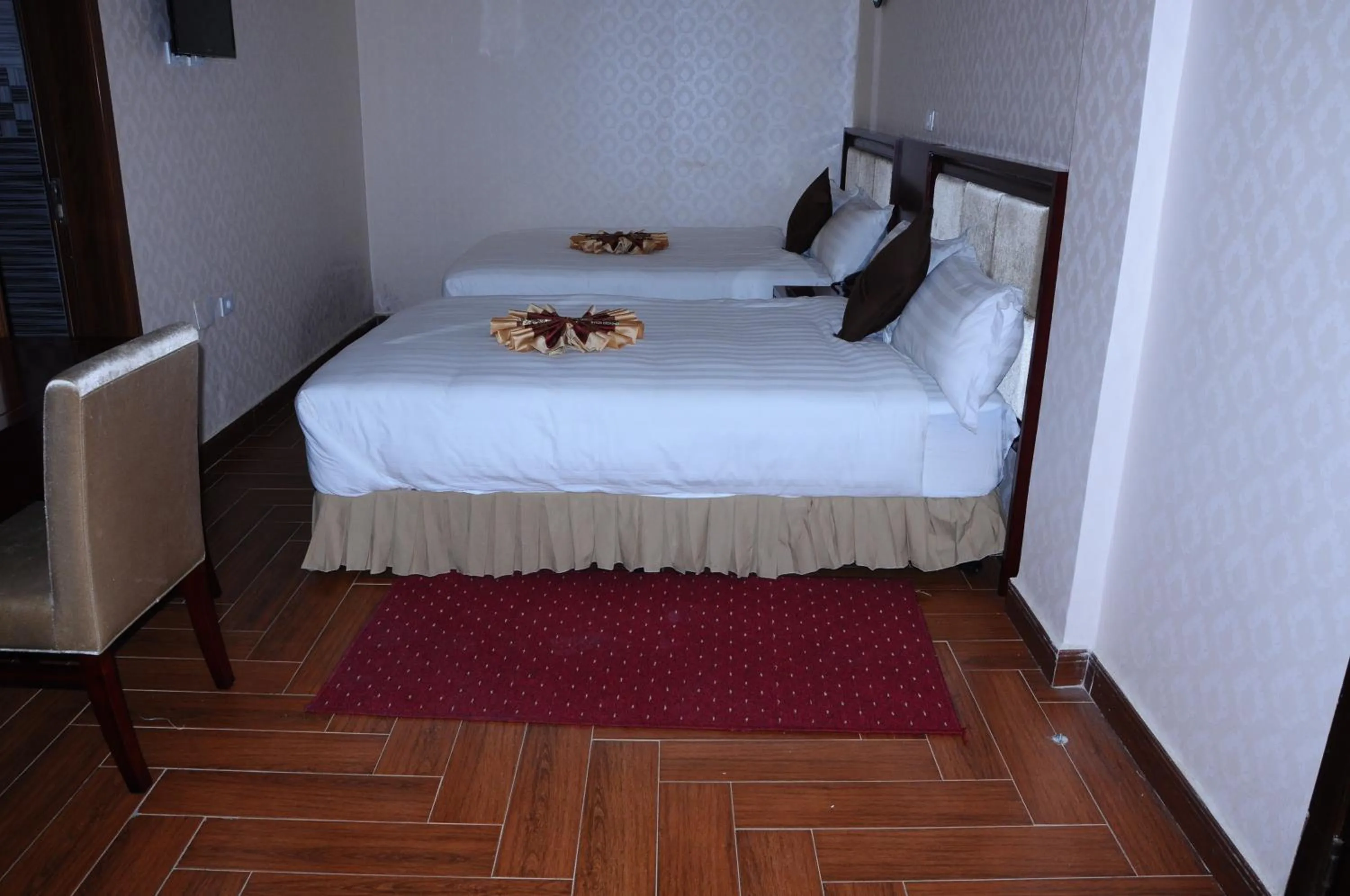 Bed in Guzara Hotel Addis