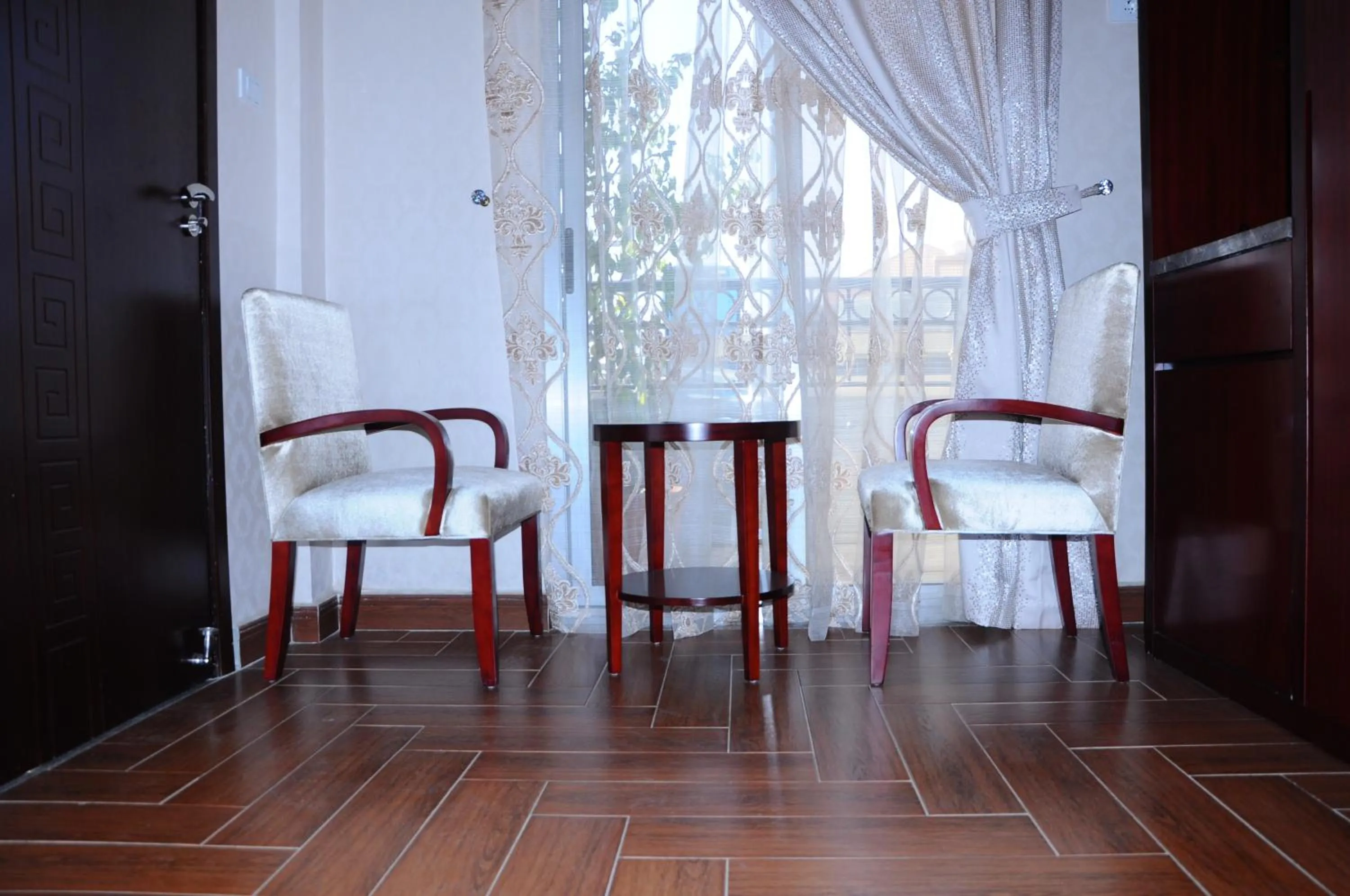 Dining area in Guzara Hotel Addis