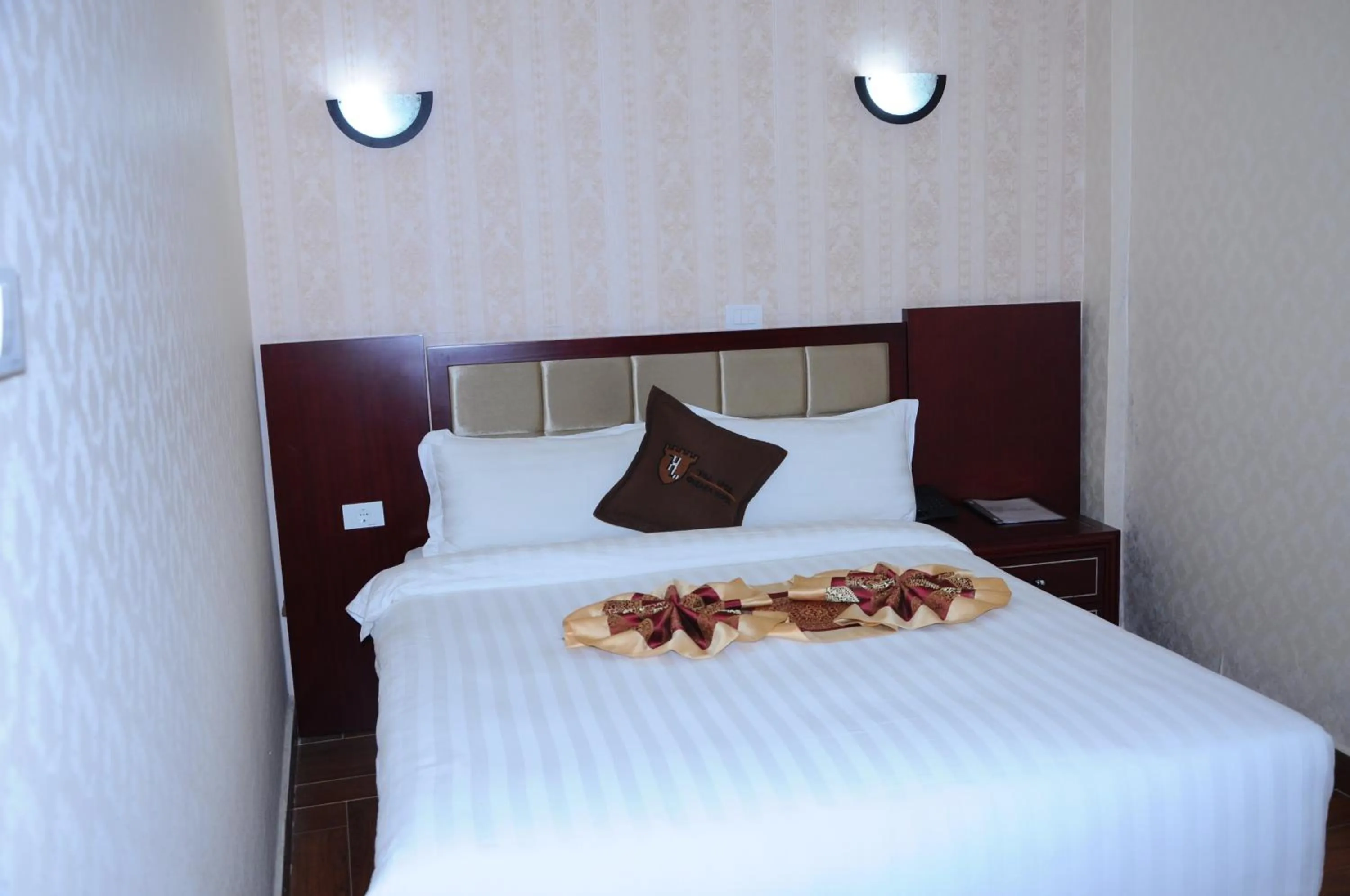 Bed in Guzara Hotel Addis