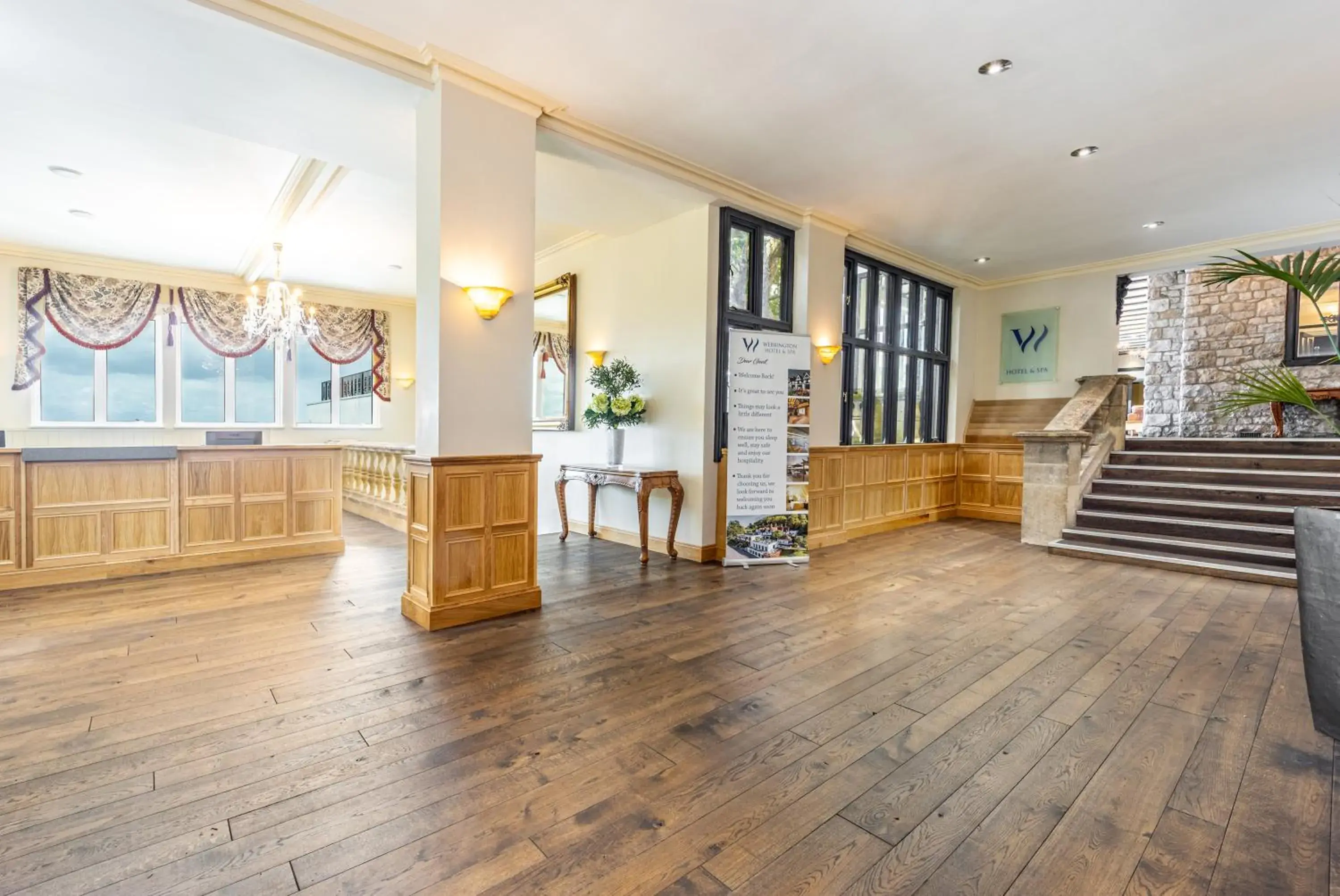 Lobby or reception in Best Western The Webbington Hotel & Spa Lobby or reception in Best Western The Webbington Hotel & Spa