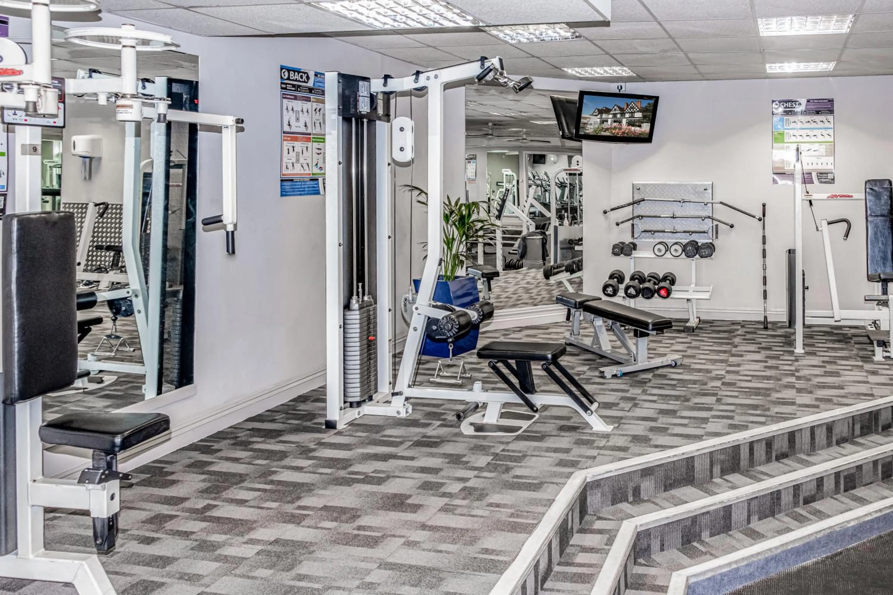Fitness centre/facilities in Best Western The Webbington Hotel & Spa