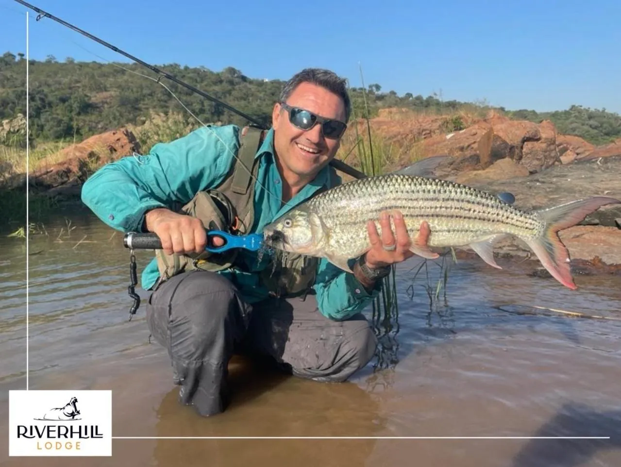 Fishing in River Hill Lodge
