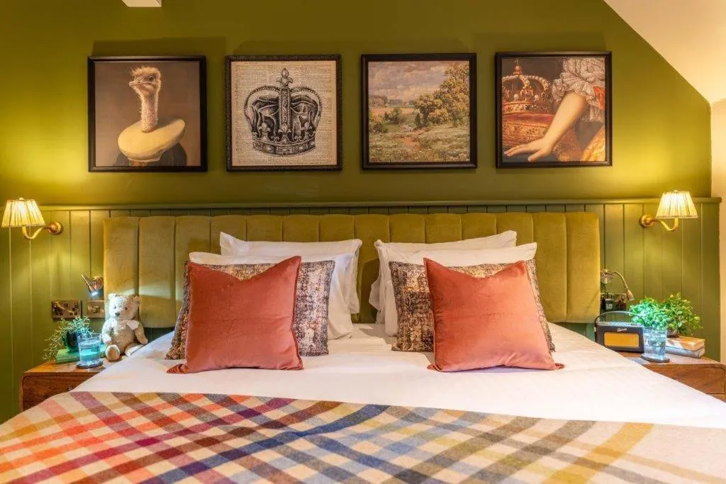 Bed in The Crown Inn