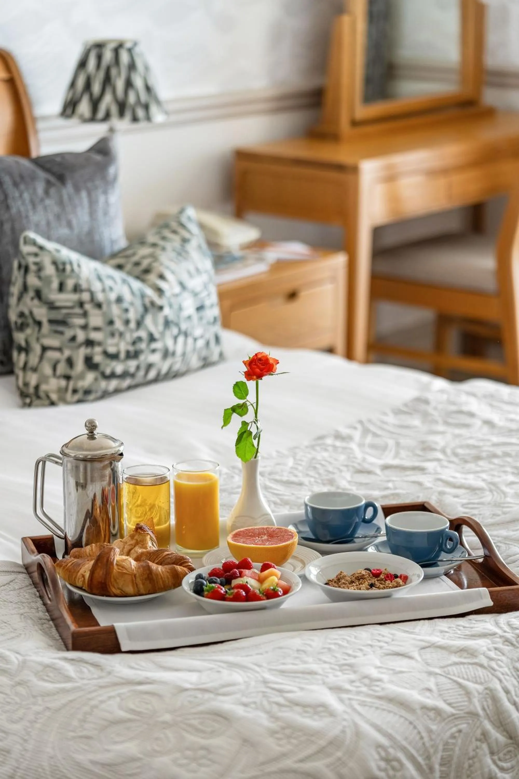 Bed in Watersmeet Hotel