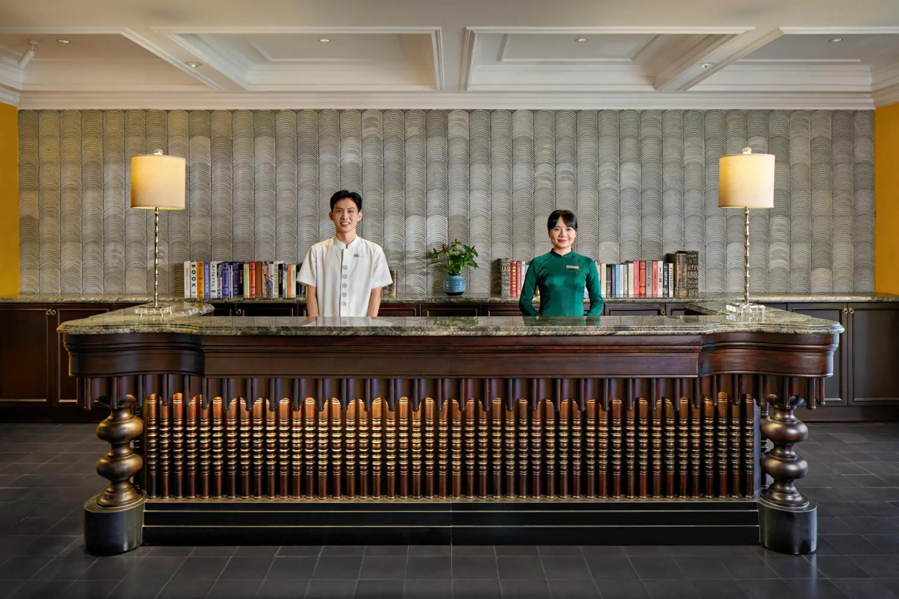 Lobby or reception in La Siesta Hoi An Resort & Spa Lobby or reception in La Siesta Hoi An Resort & Spa