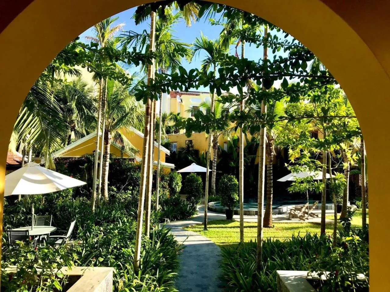 Garden in La Siesta Hoi An Resort & Spa