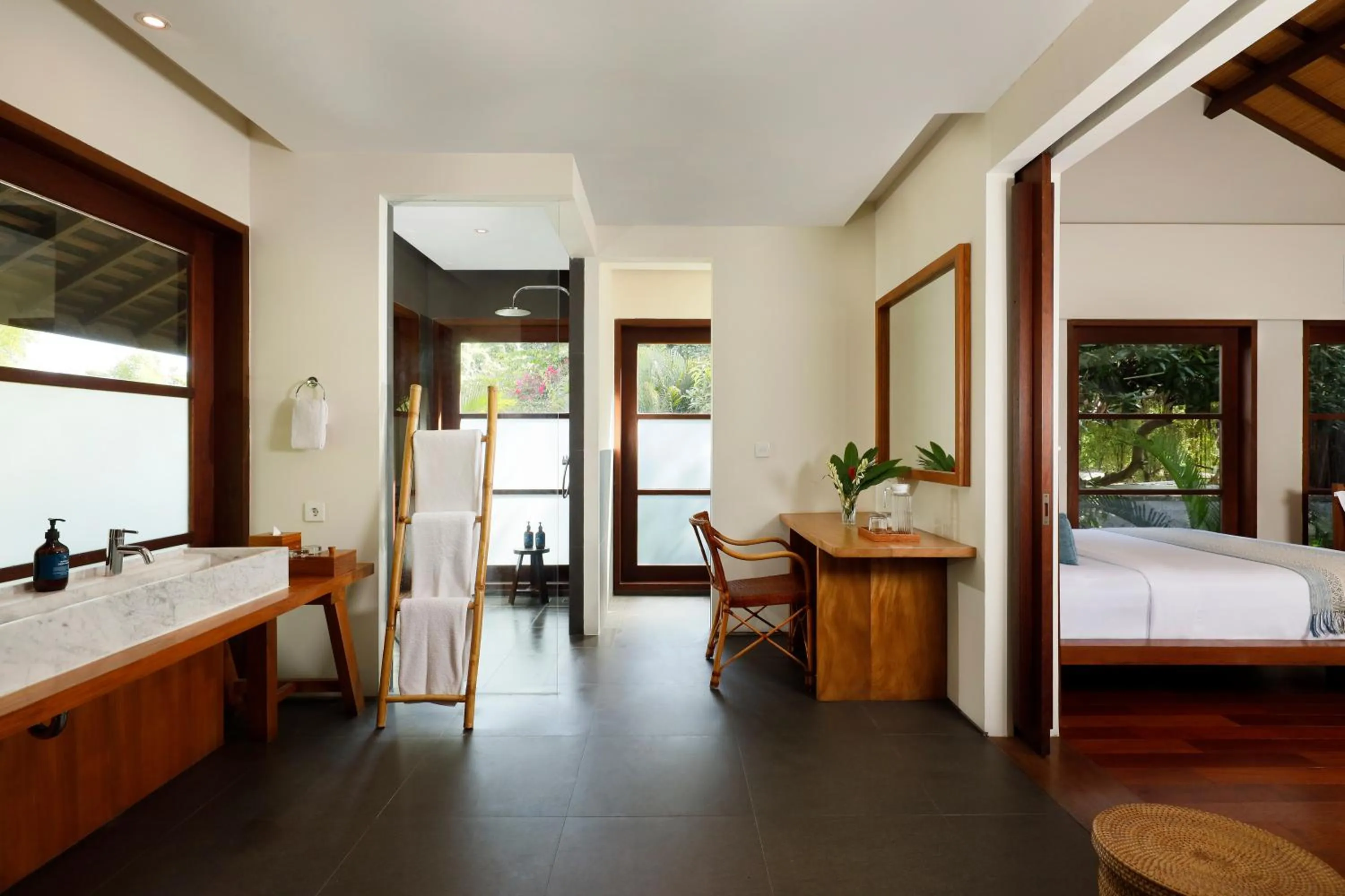 Shower, Bed in Villa Amita by Nakula