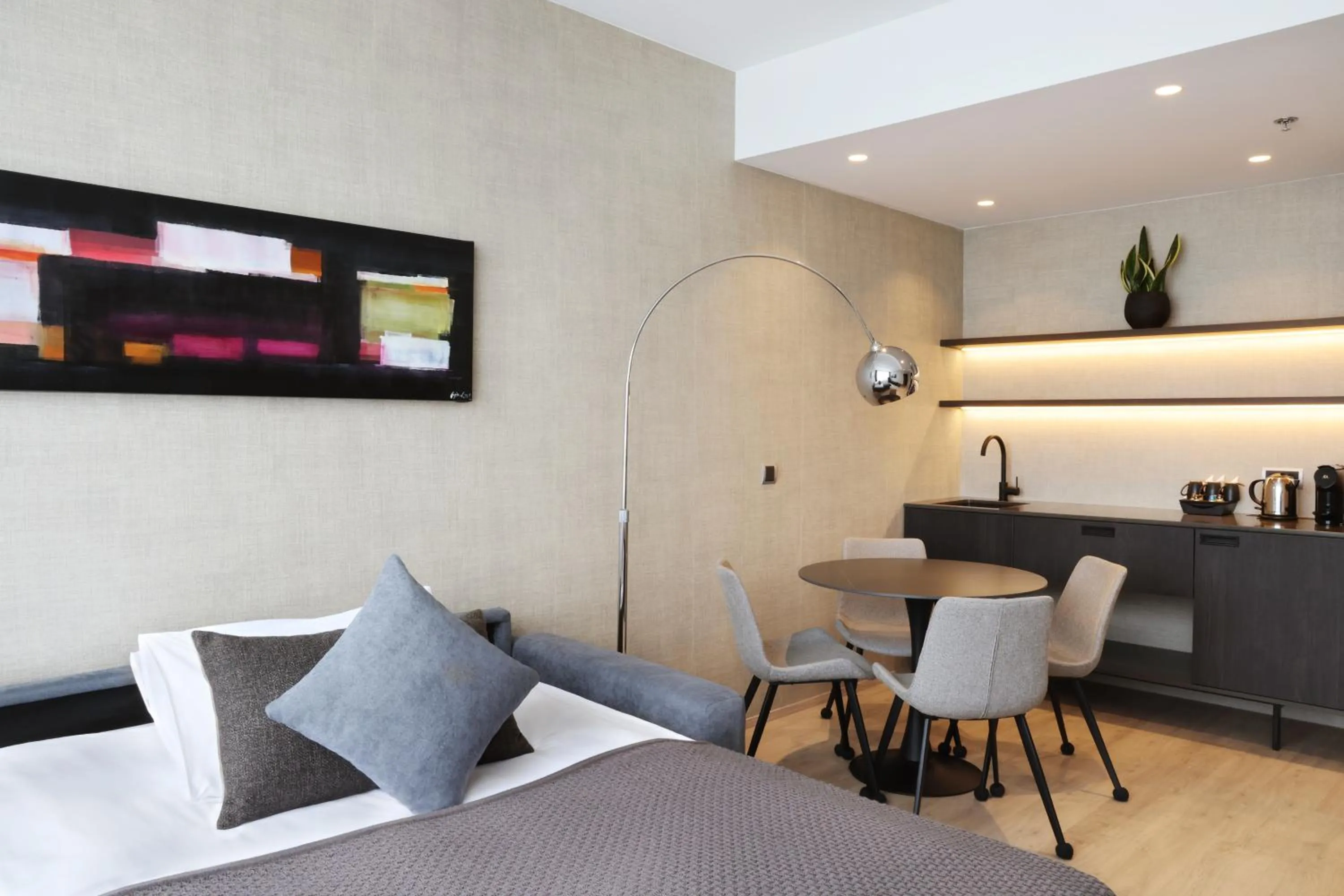 Bed in Hotel Reykjavík Grand