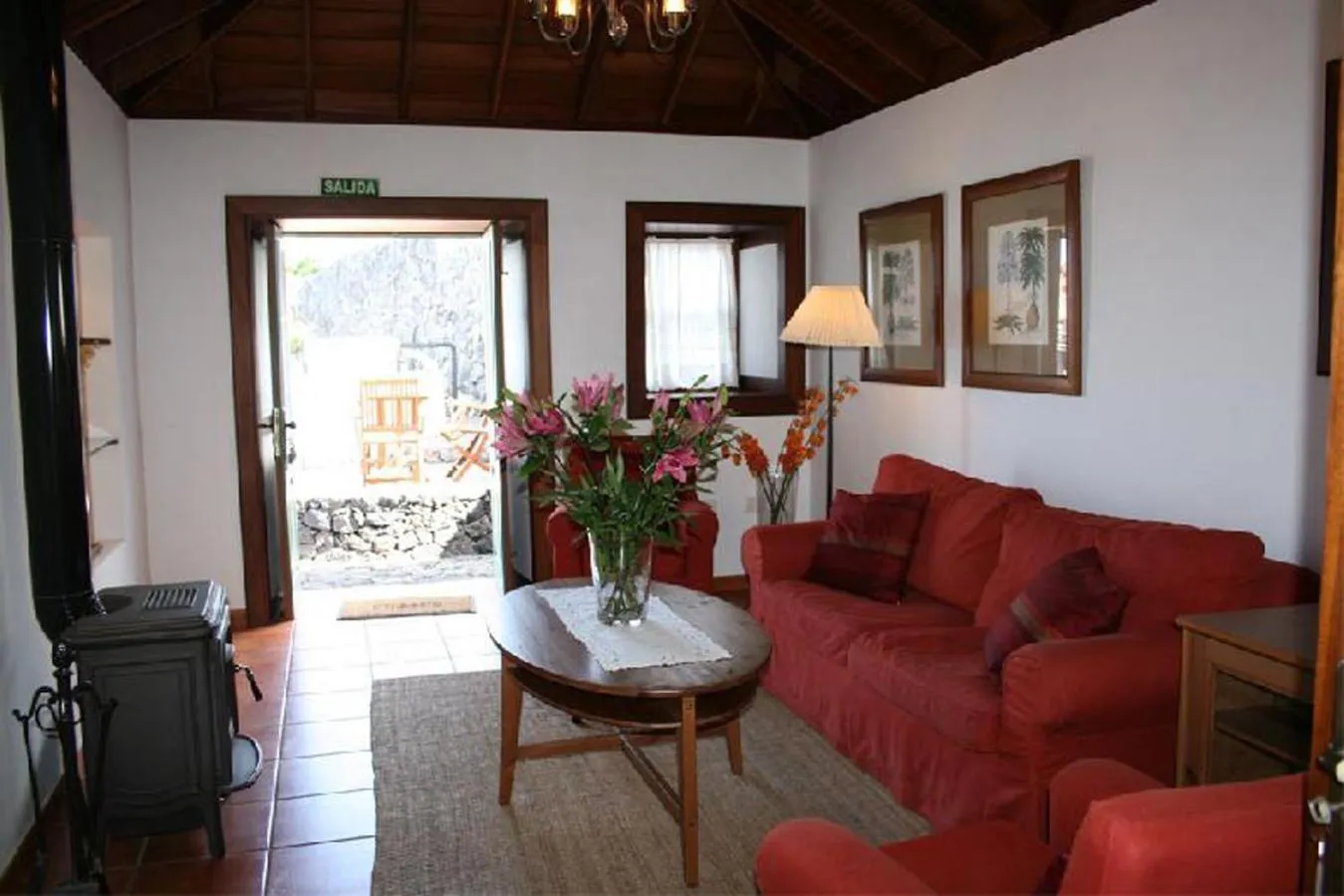 Living room in Casa Rural La Caldera