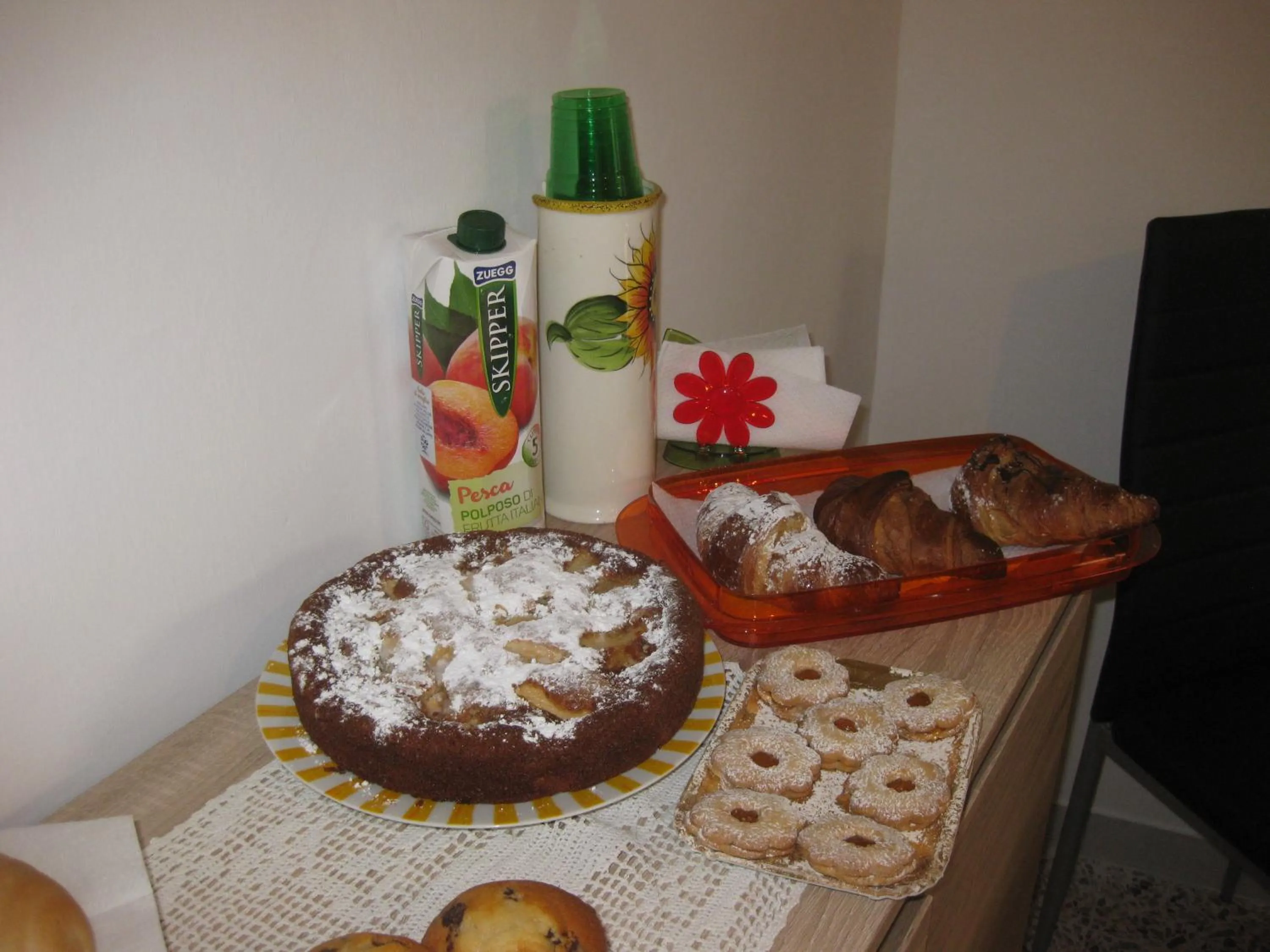 Italian breakfast in B&B Antonella