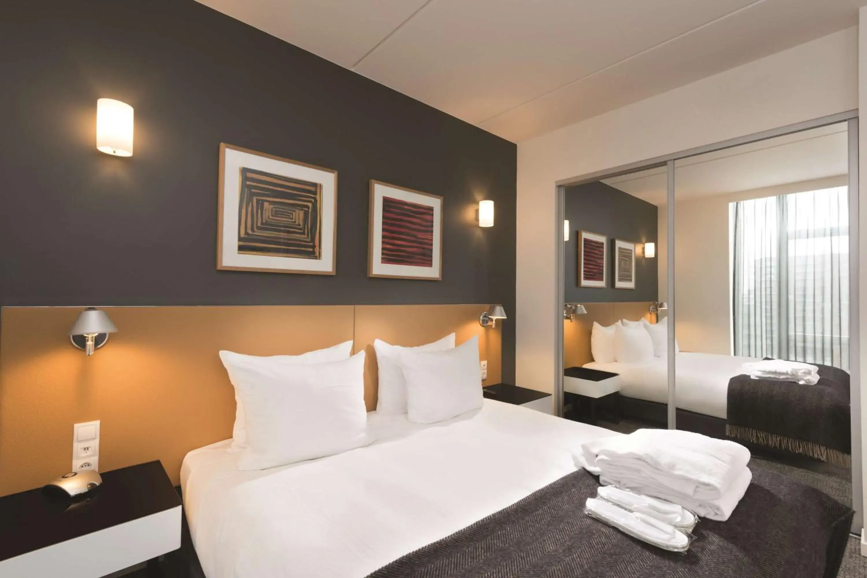 Bedroom, Bed in Adina Apartment Hotel Copenhagen Bedroom, Bed in Adina Apartment Hotel Copenhagen