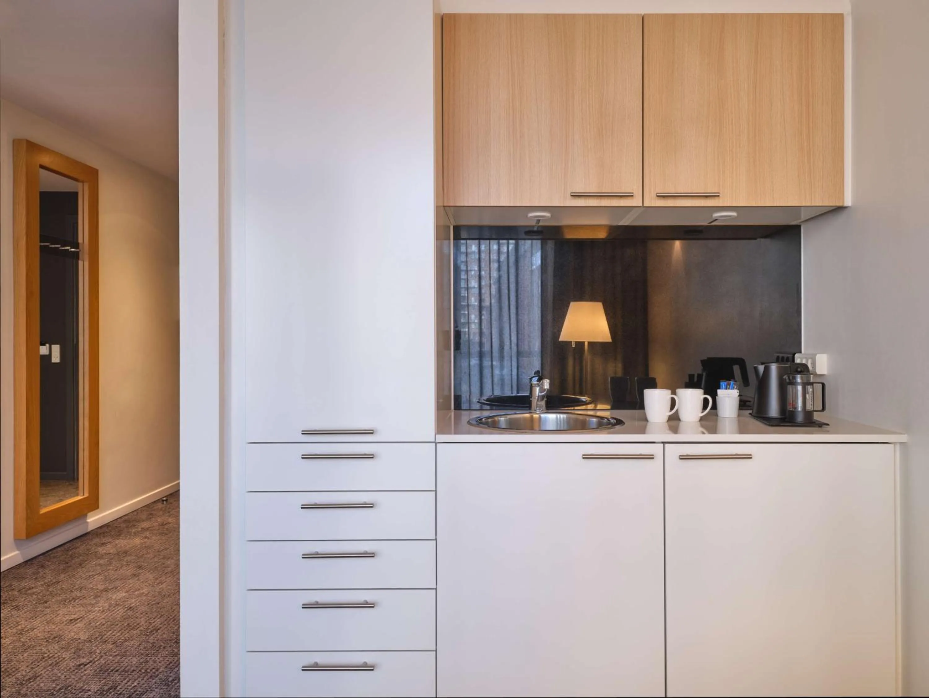 Kitchen or kitchenette in Adina Apartment Hotel Copenhagen