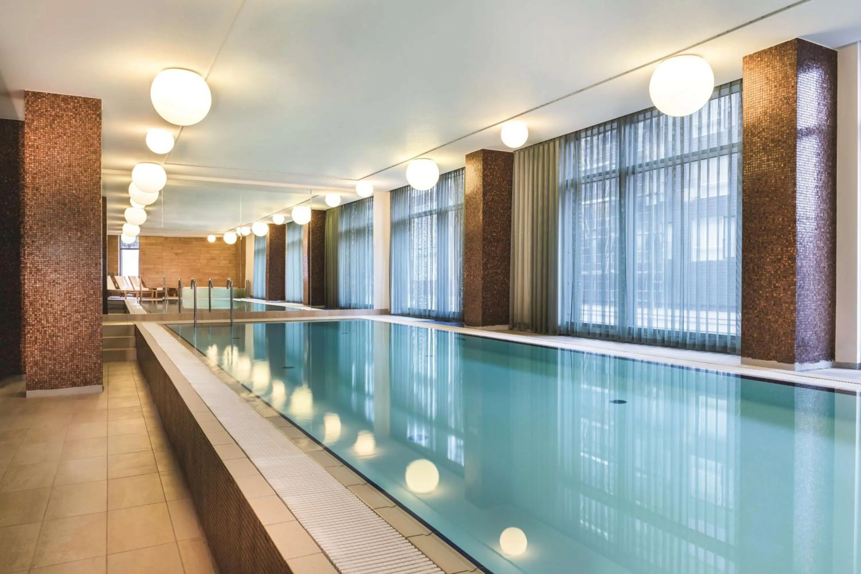 Pool view in Adina Apartment Hotel Copenhagen