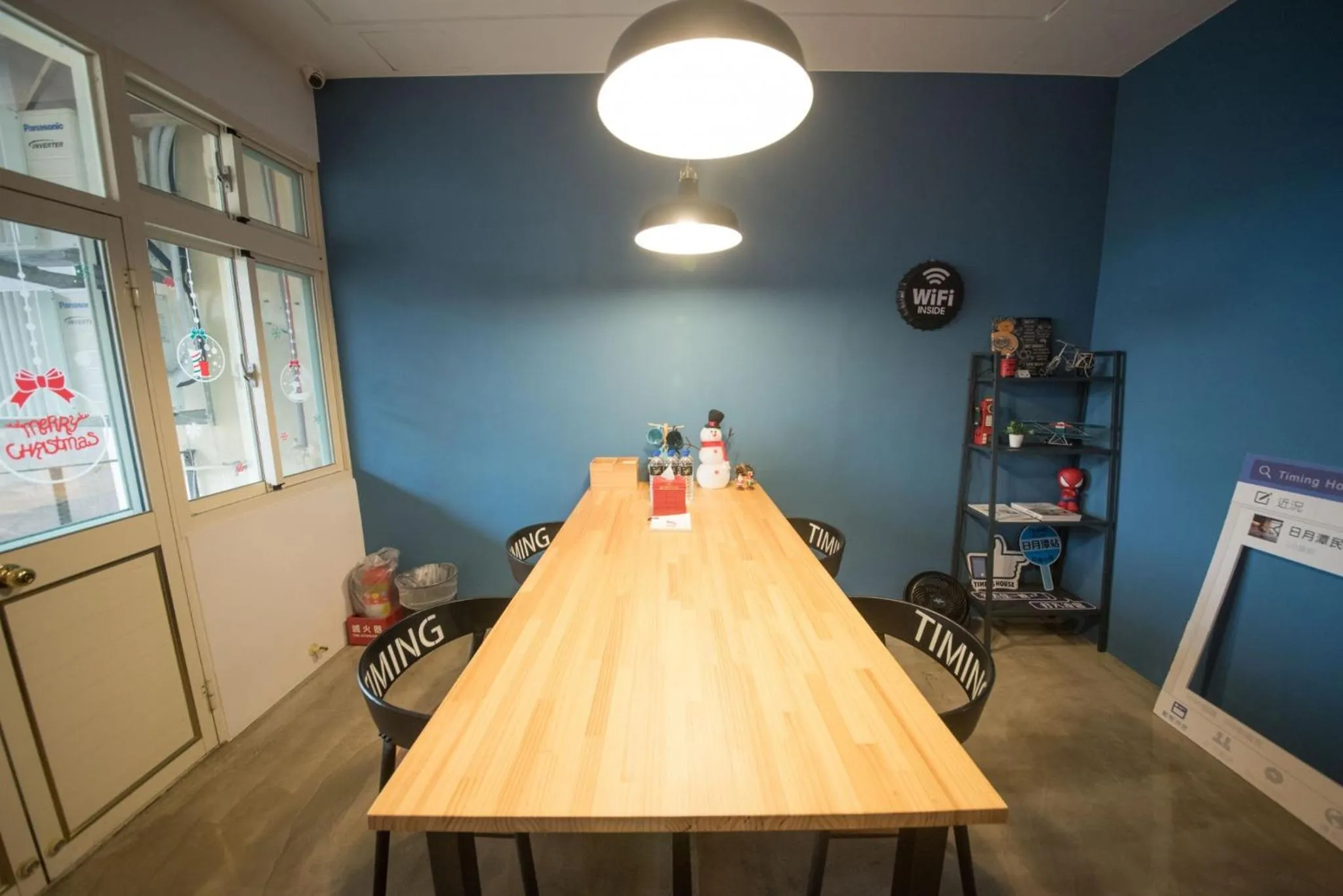 Seating area in Timing House