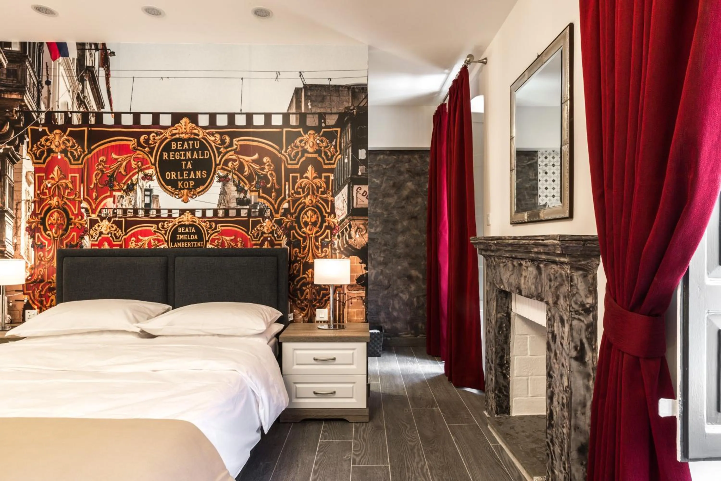 Decorative detail, Bed in Jean de Valette Boutique Living