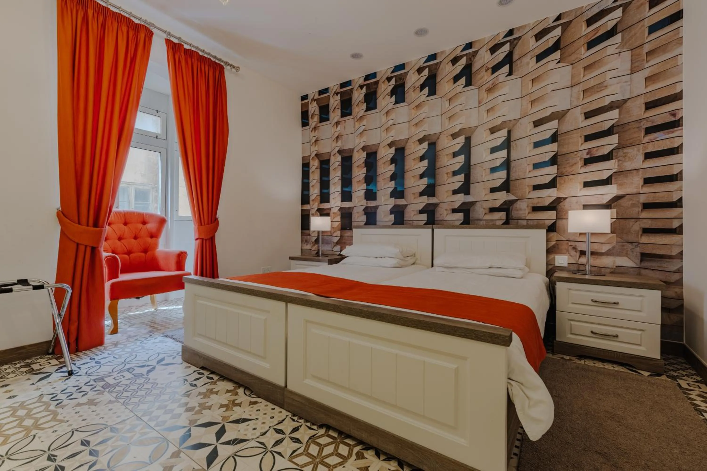 Bedroom, Bed in Jean de Valette Boutique Living