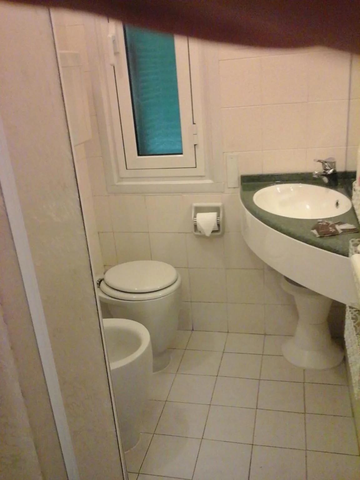 Bathroom in Hotel Morchio Mhotelsgroup