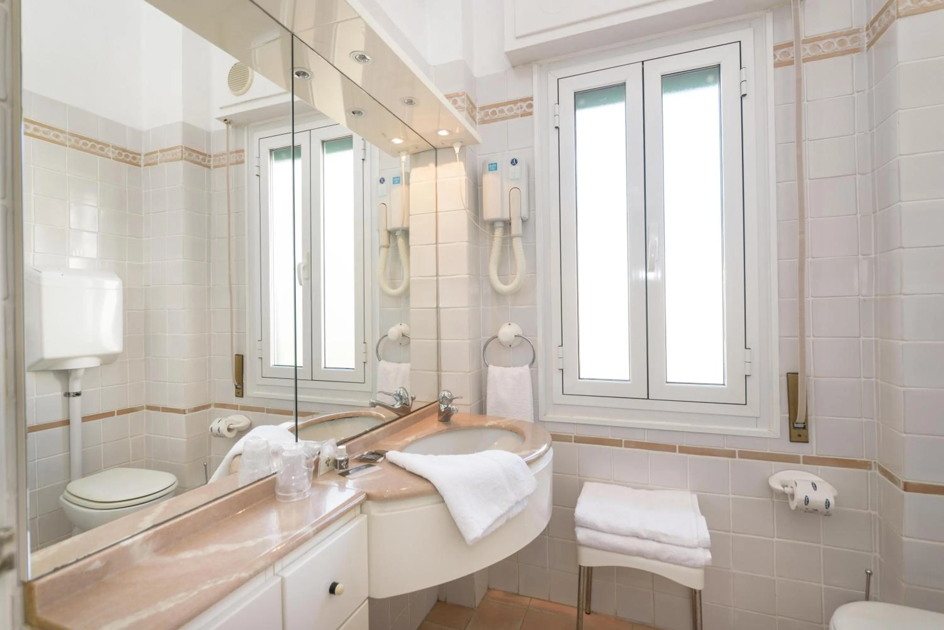 Bathroom in Hotel Morchio Mhotelsgroup