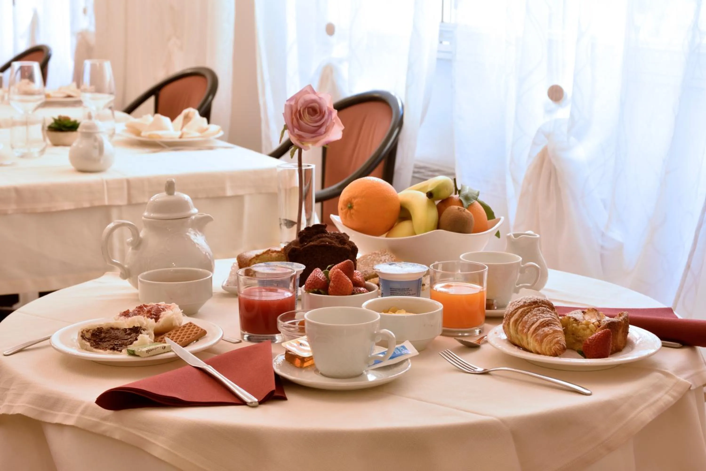 Continental breakfast in Hotel Morchio Mhotelsgroup