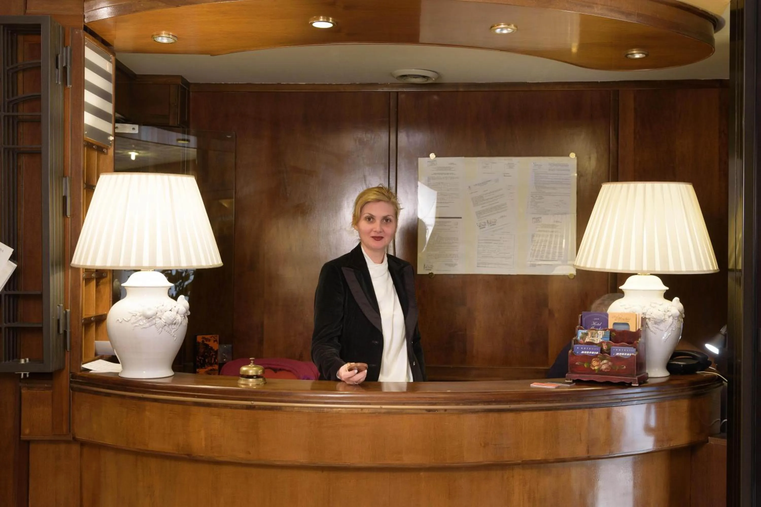 Lobby or reception in Hotel Morchio Mhotelsgroup