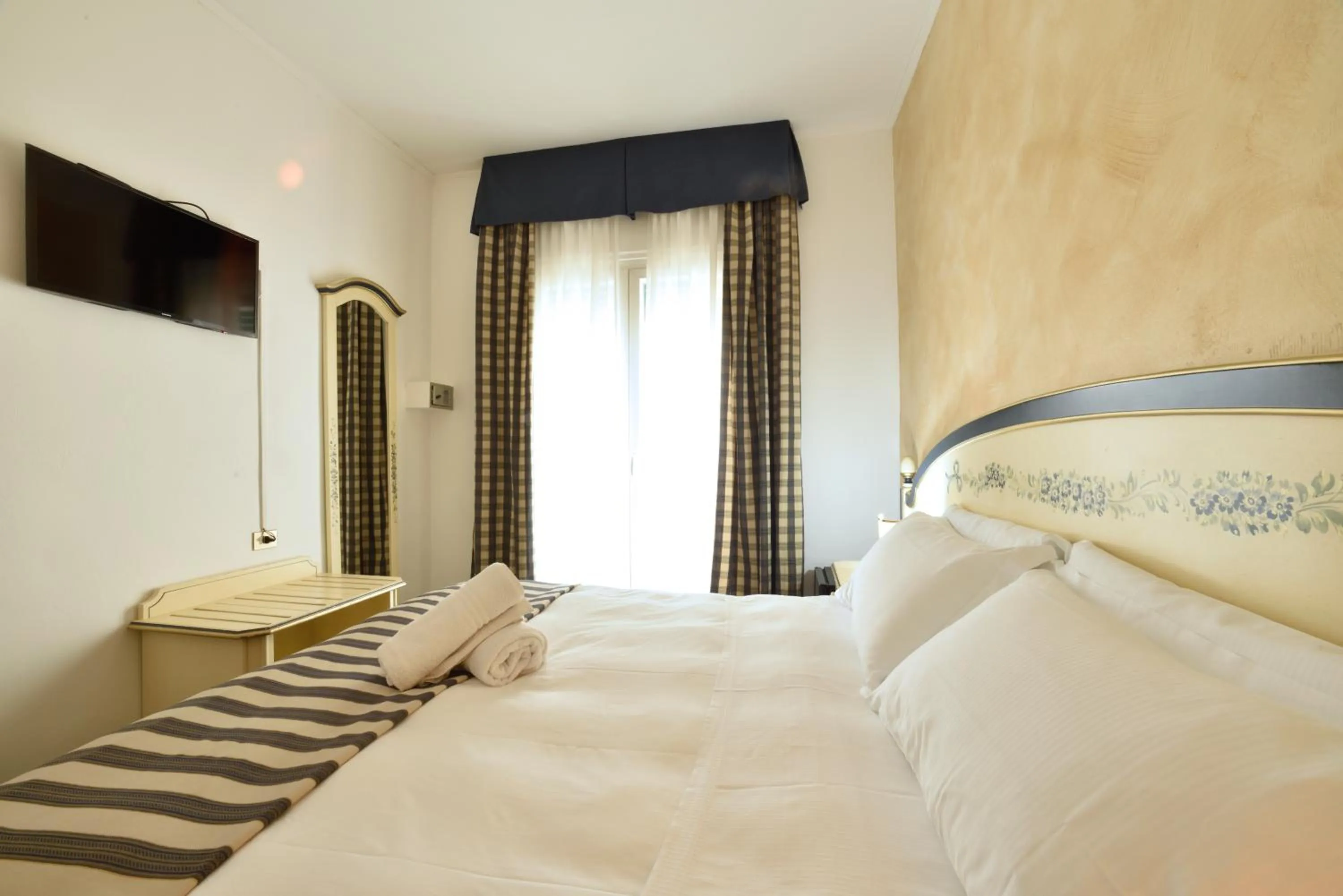 Photo of the whole room, Bed in Hotel Morchio Mhotelsgroup
