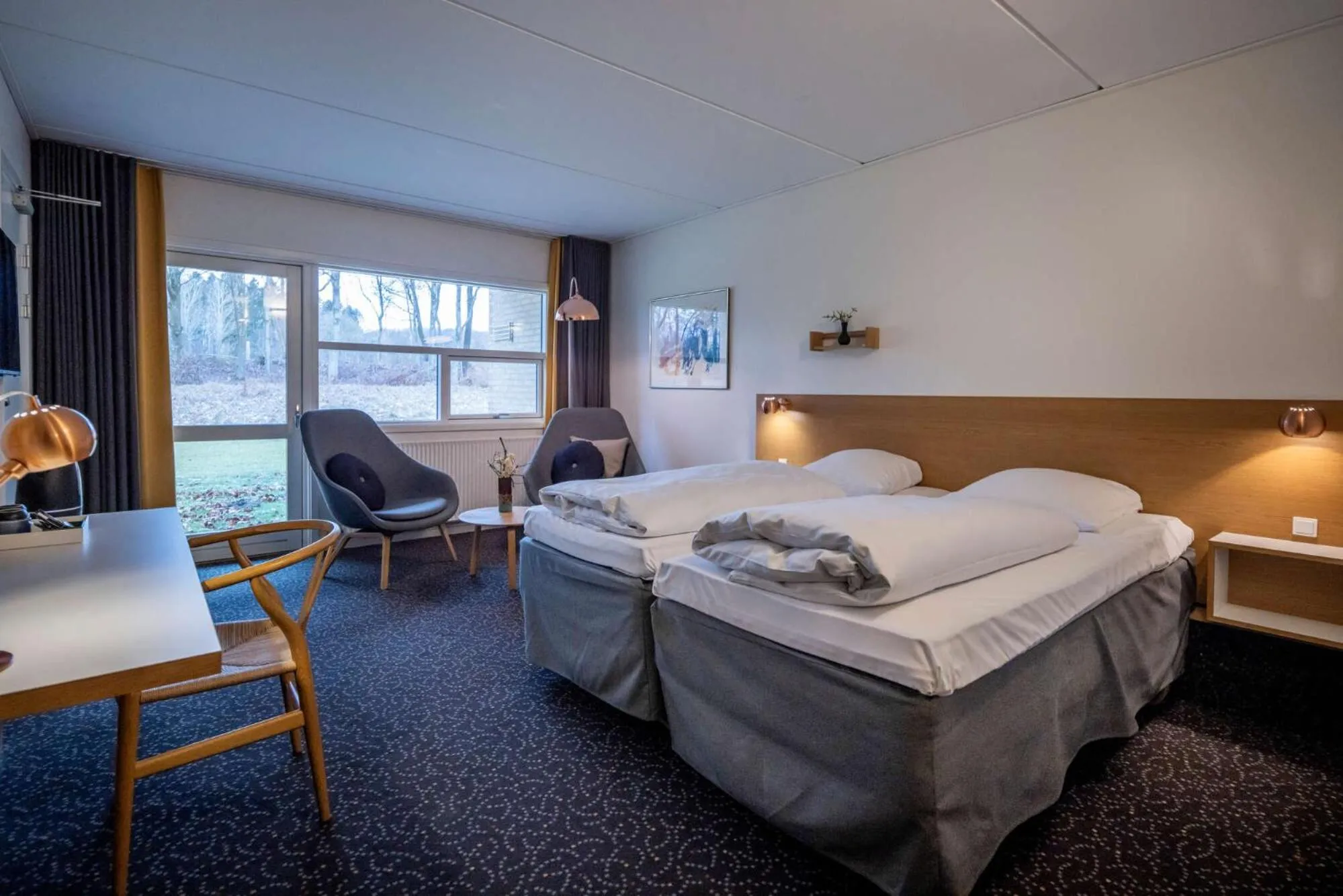 Bedroom, Bed in Comwell Rebild Bakker