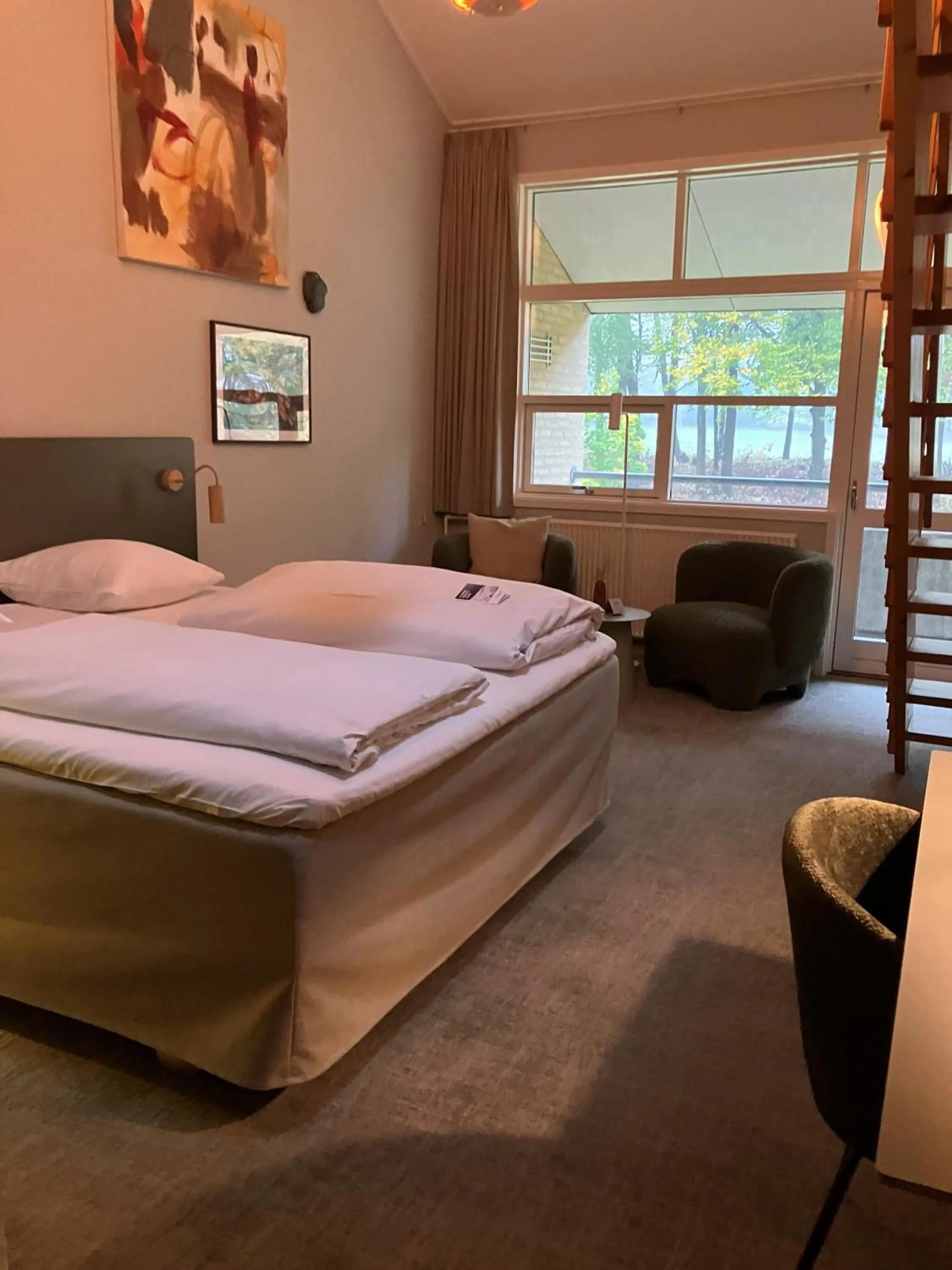 Bedroom, Bed in Comwell Rebild Bakker