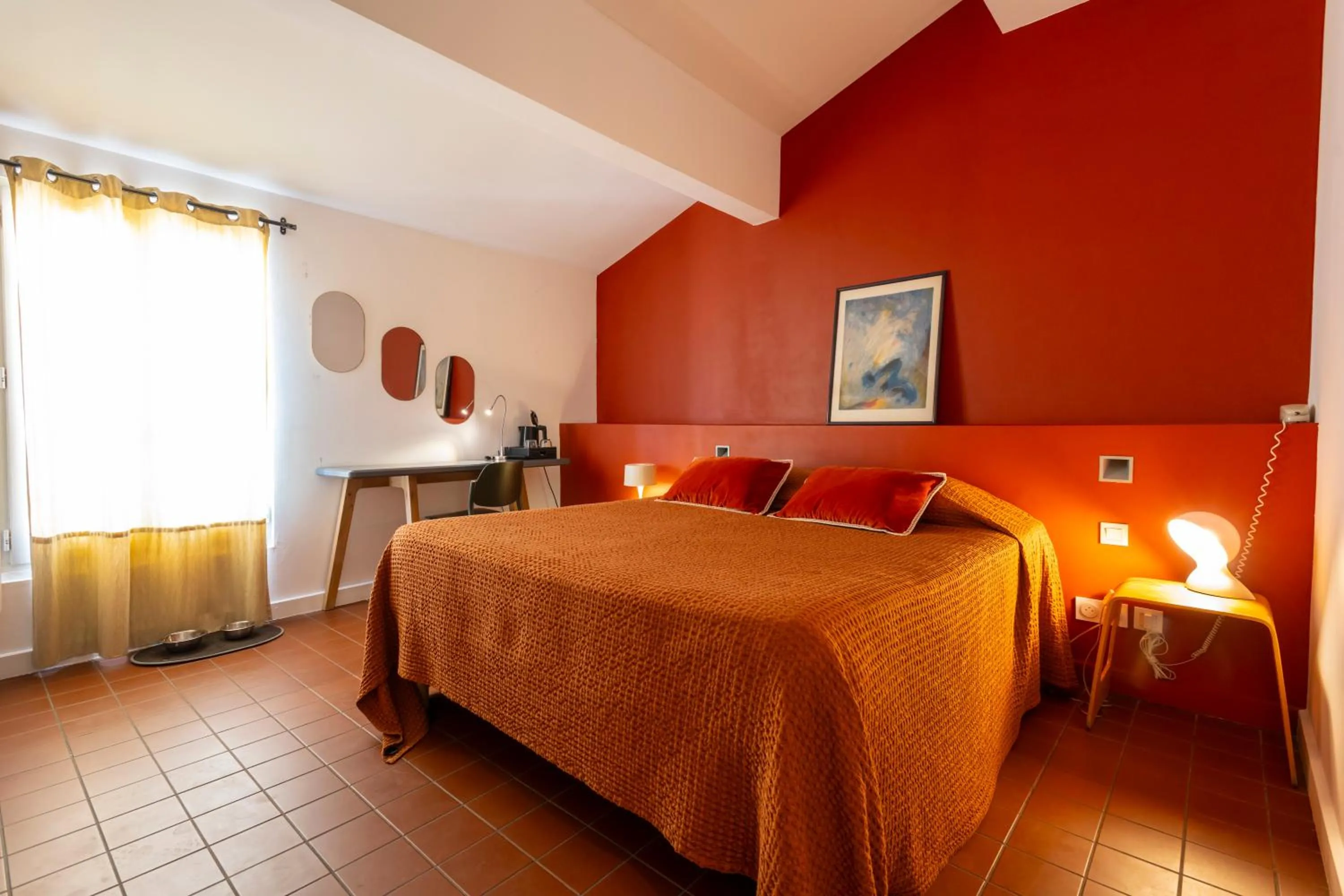 Bedroom, Bed in Hotel Burrhus