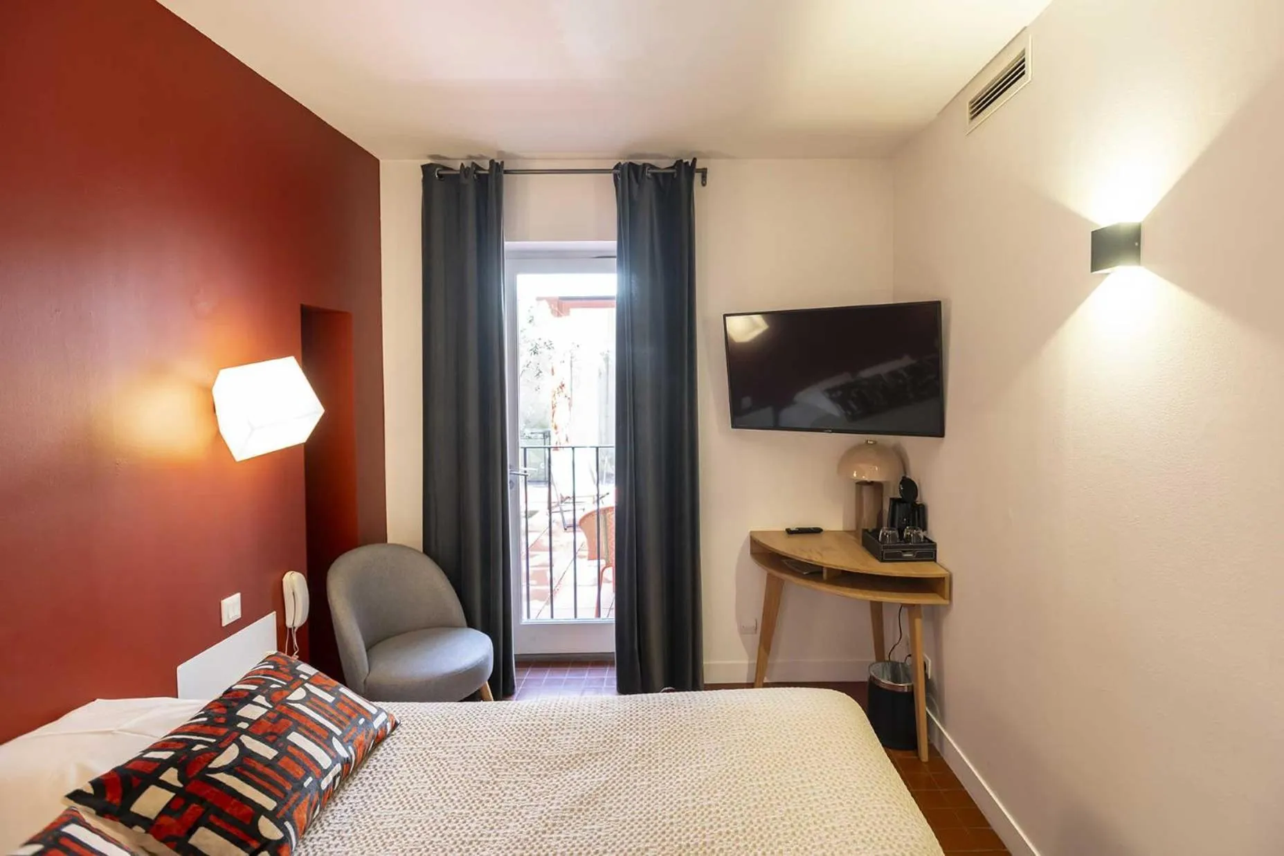 Bed in Hotel Burrhus